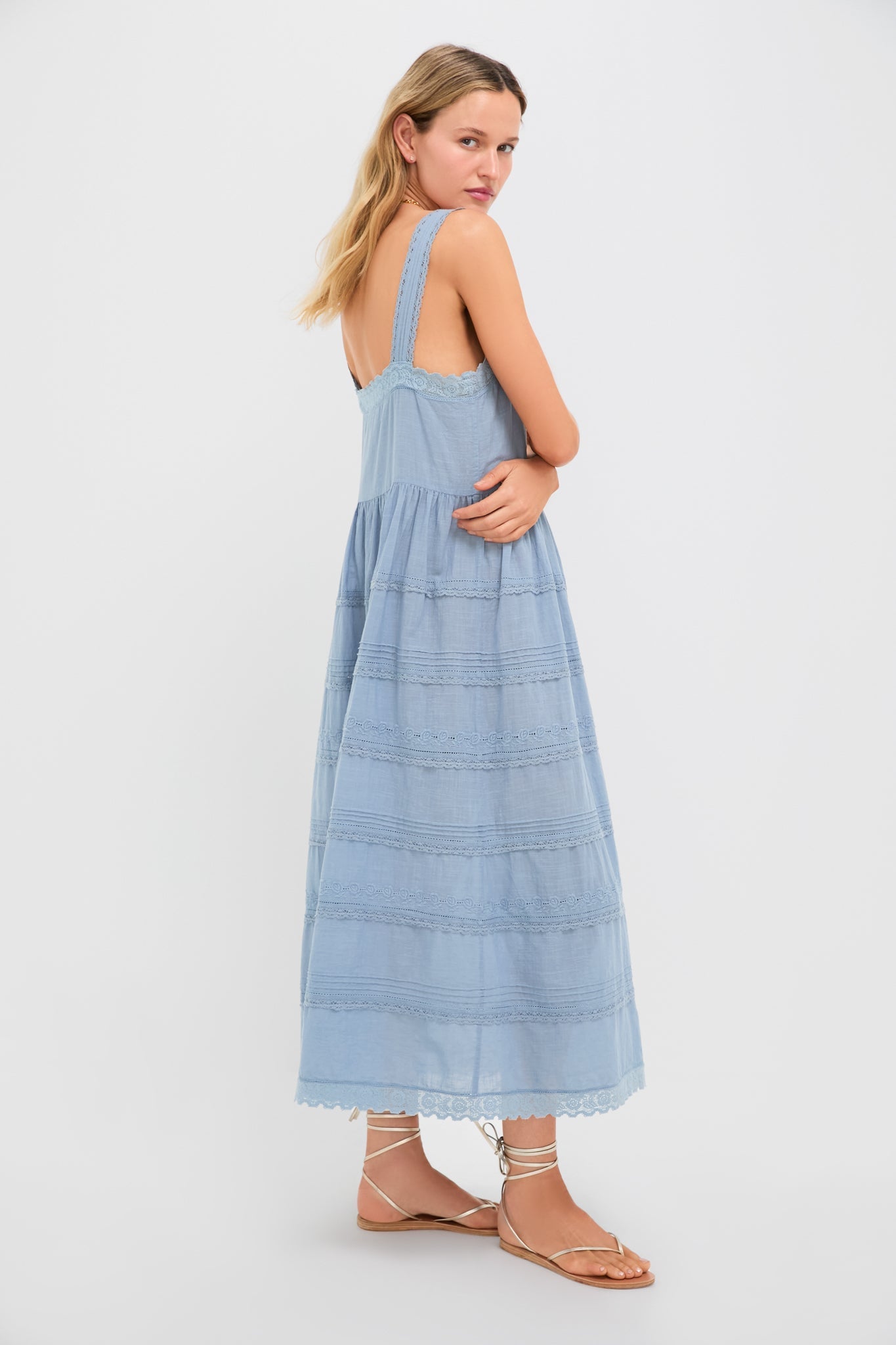 Pale Blue The Reverie Dress