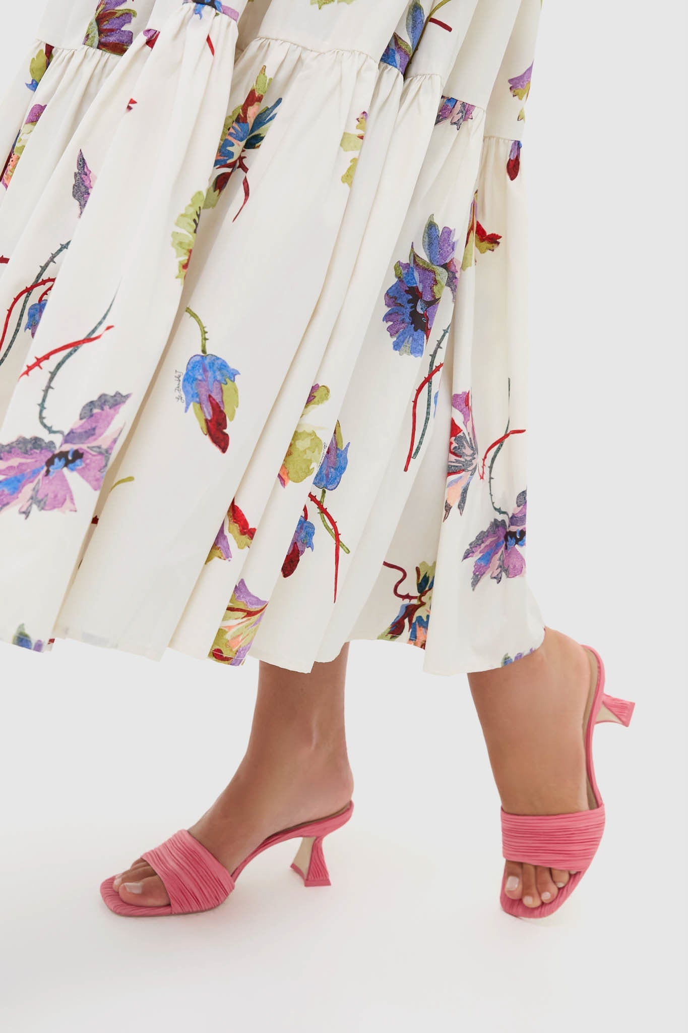 Infiorata Sleeveless Big Dress