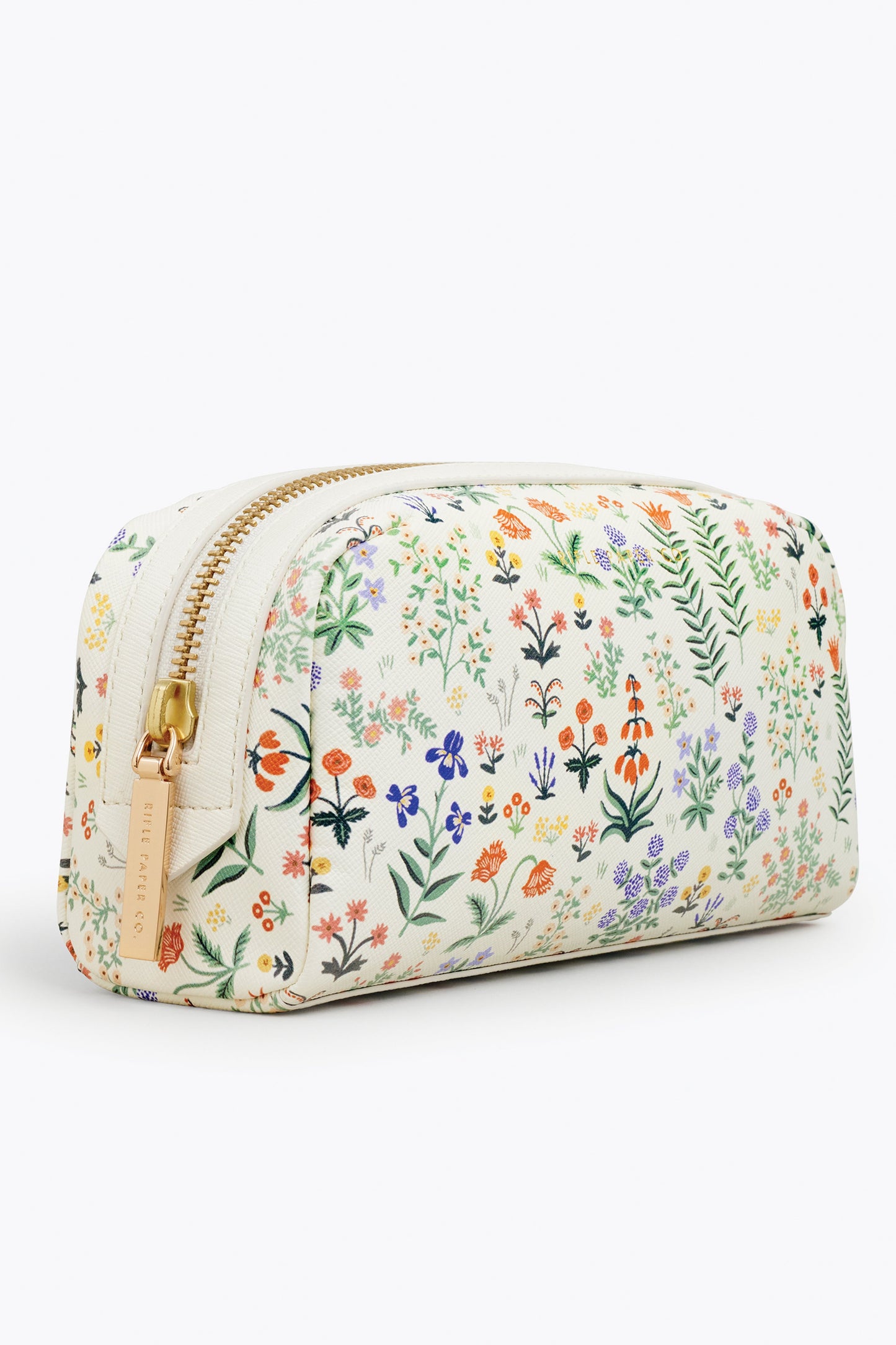 White Menagerie Garden Small Cosmetic Pouch
