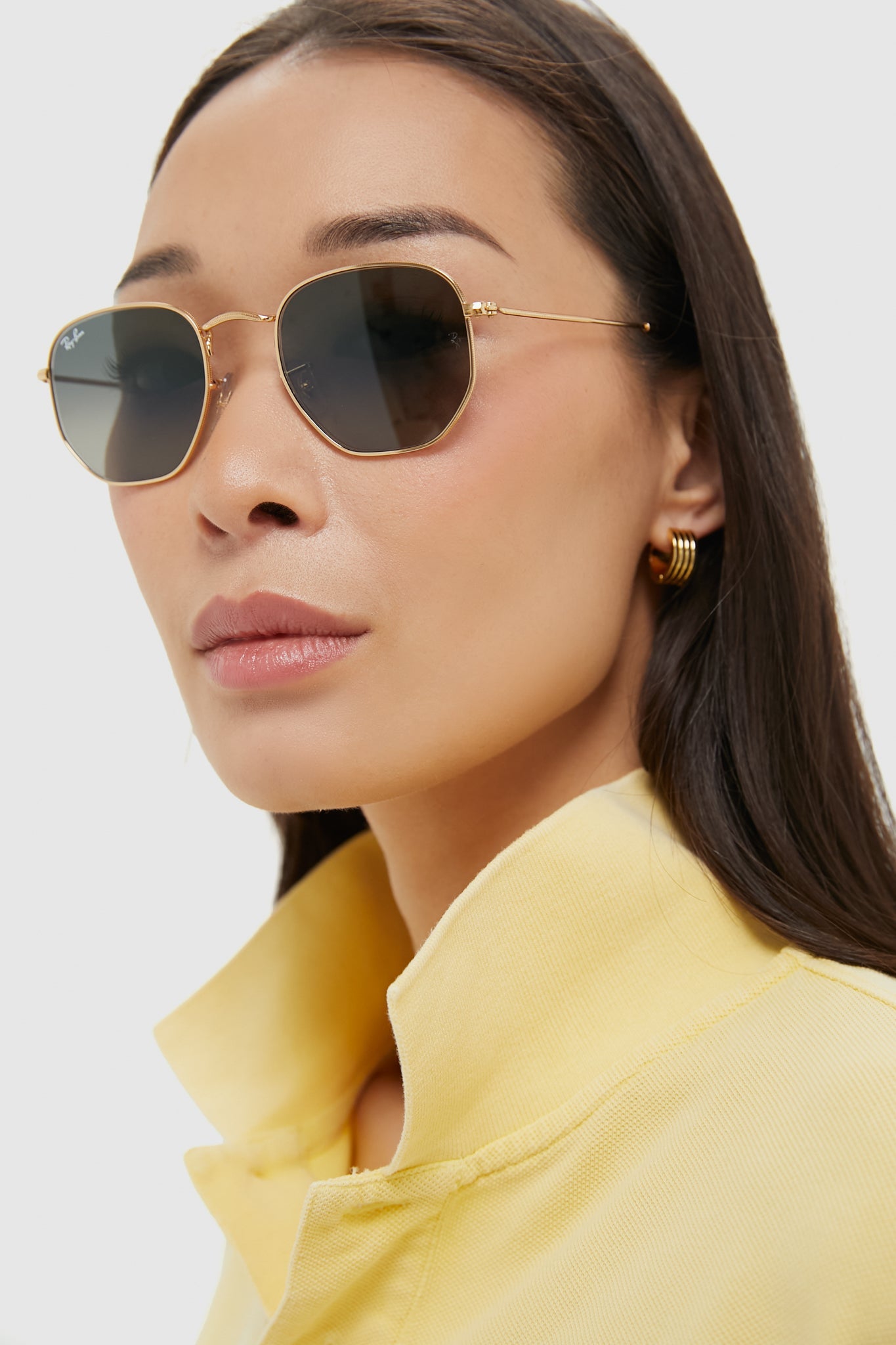 Arista Hexagonal Sunglasses