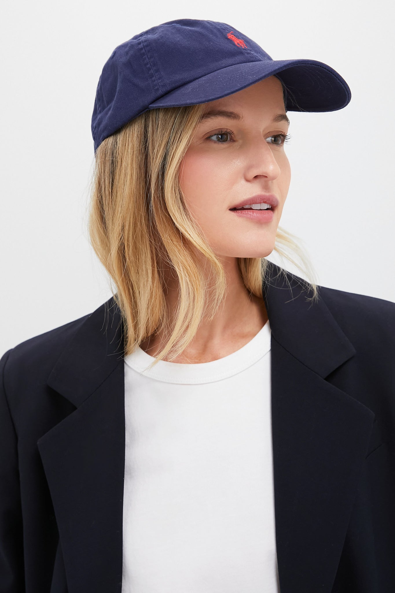 Newport Navy and Red Polo Sports Cap