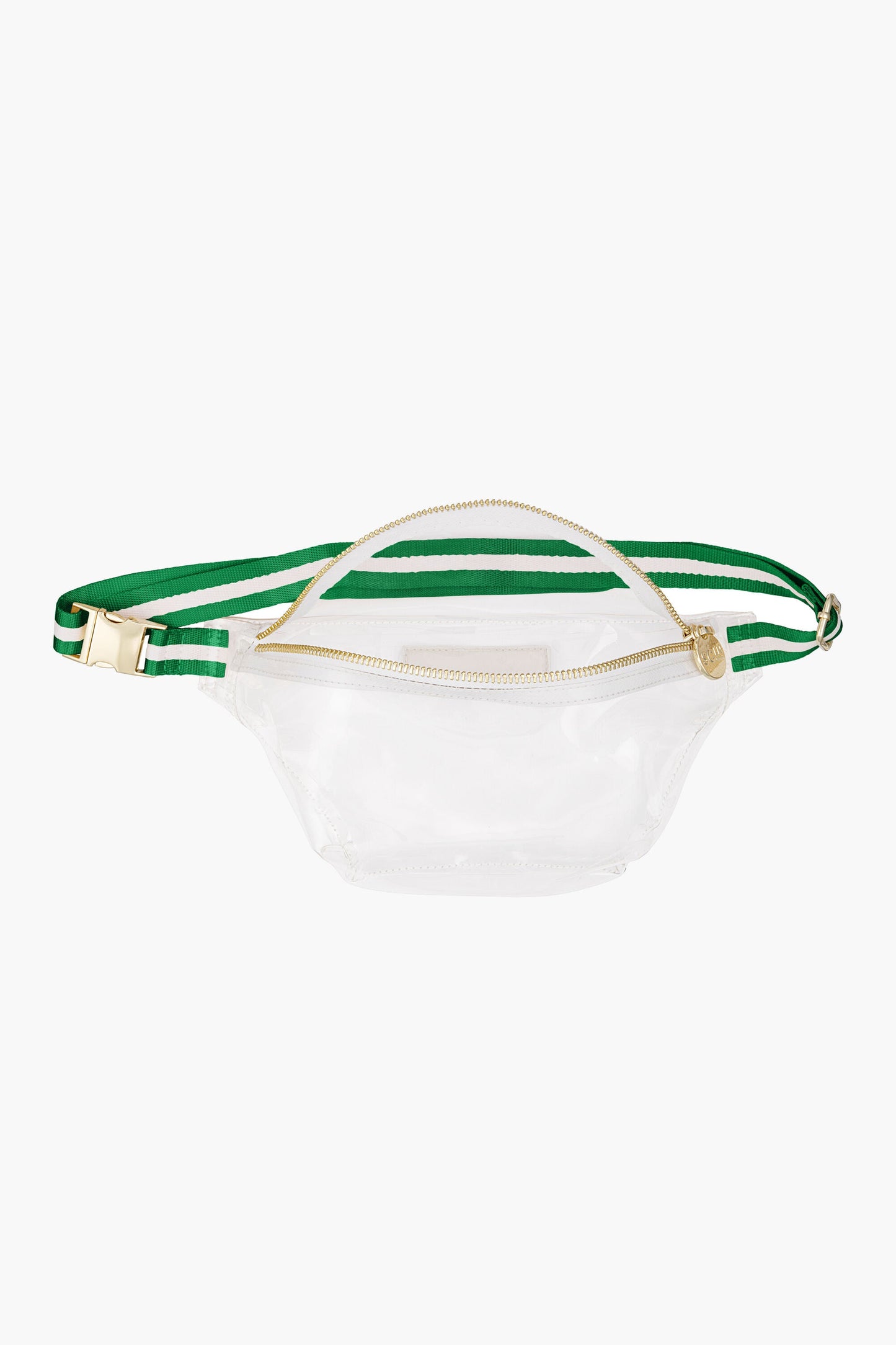 Green and White Stadium Clear Fanny Pack