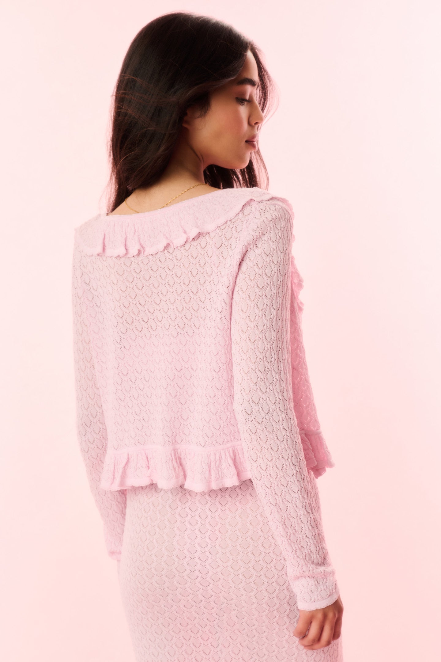 Nilah Stretch Knit Cardigan