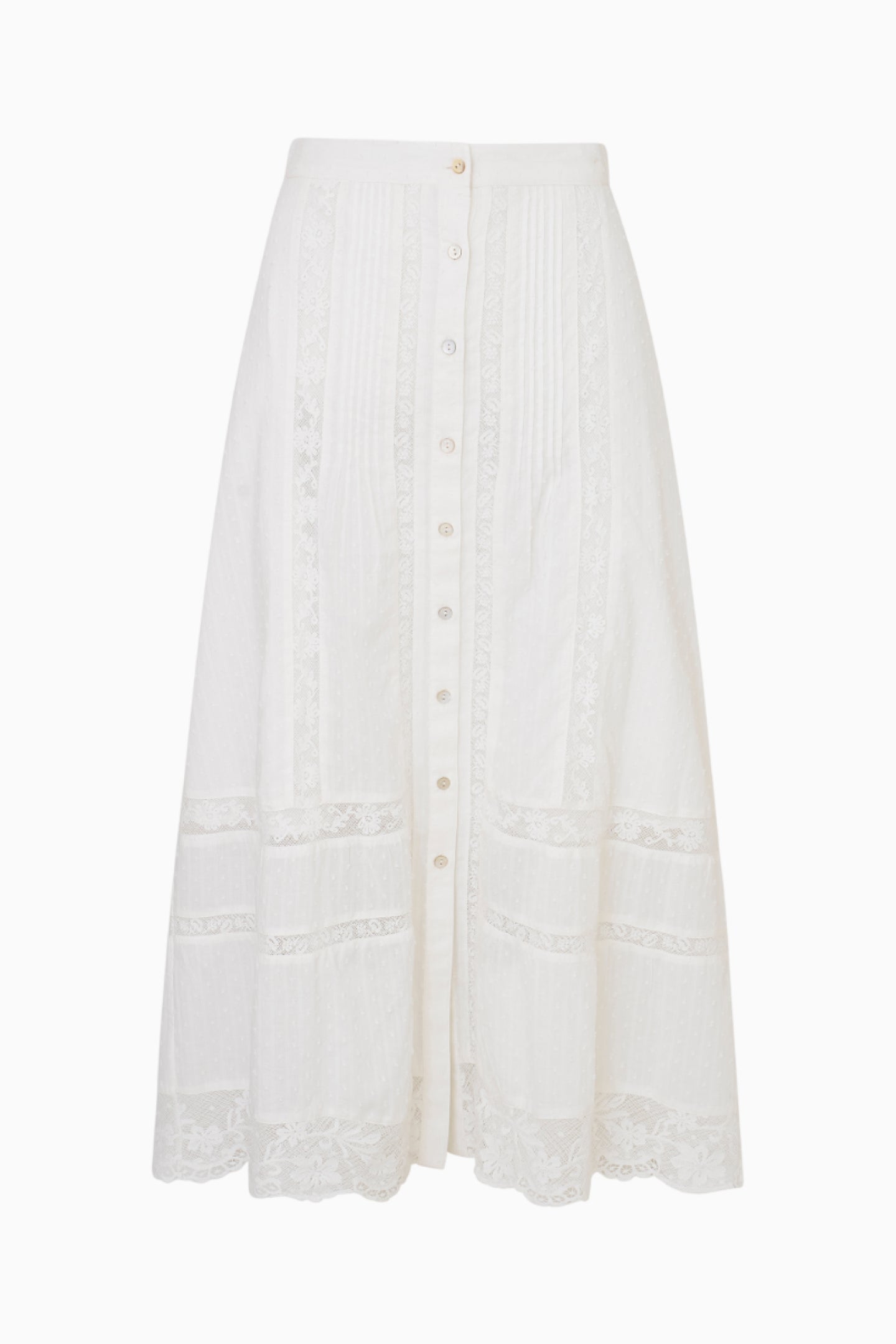 Allesia Cotton Midi Skirt