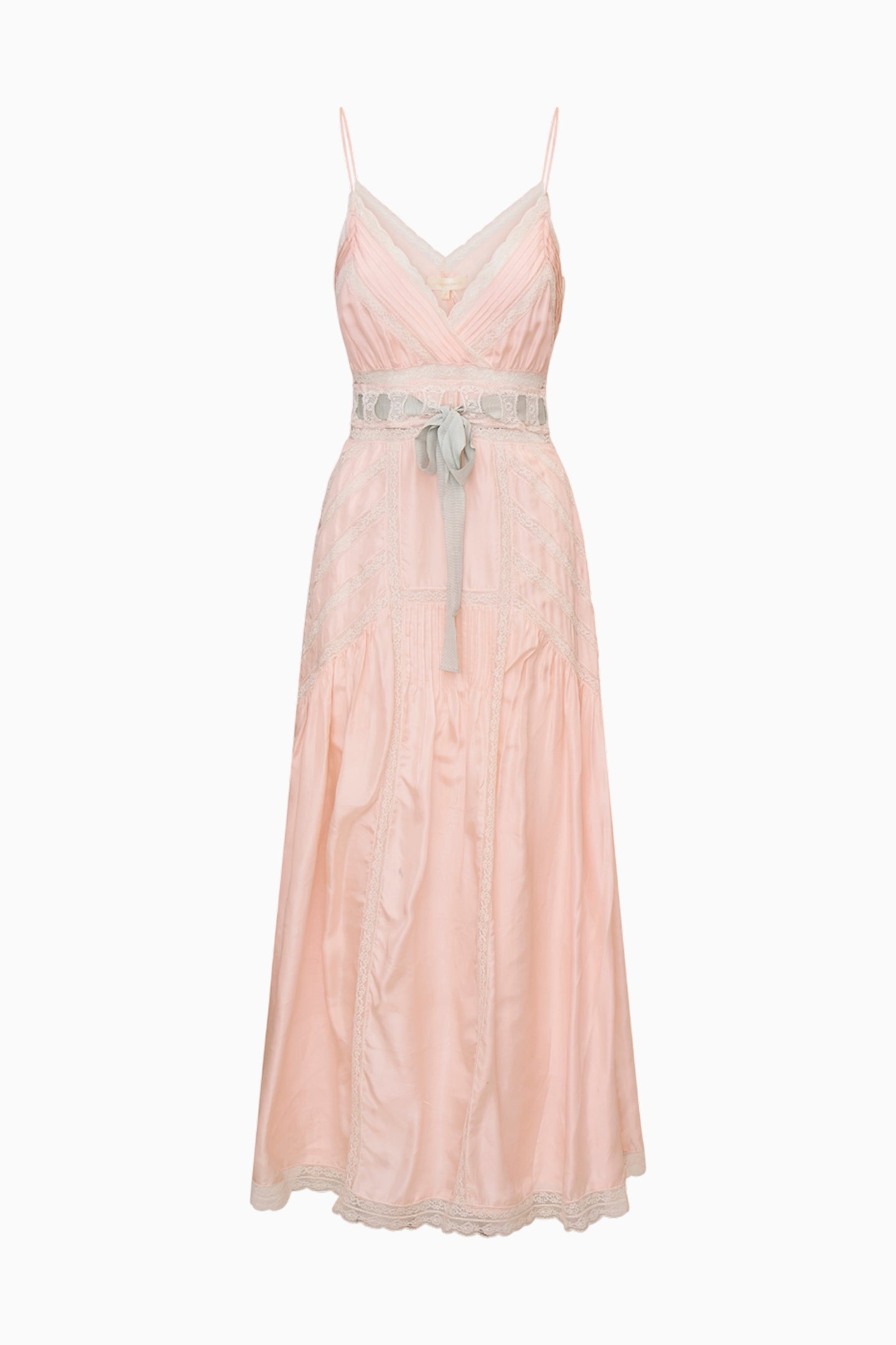 Arlissa Silk Lace-Detailed Maxi Dress