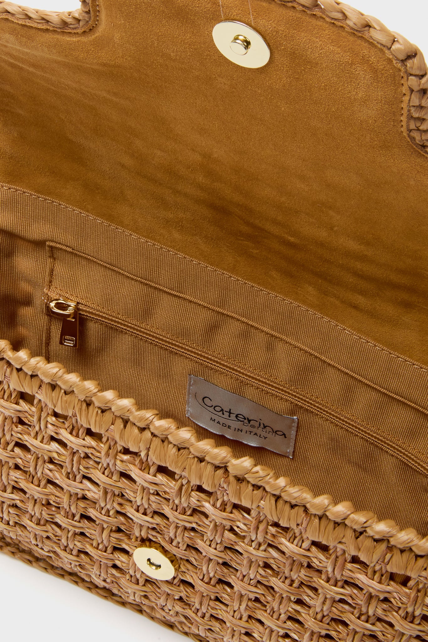 Tan Woven Crossbody