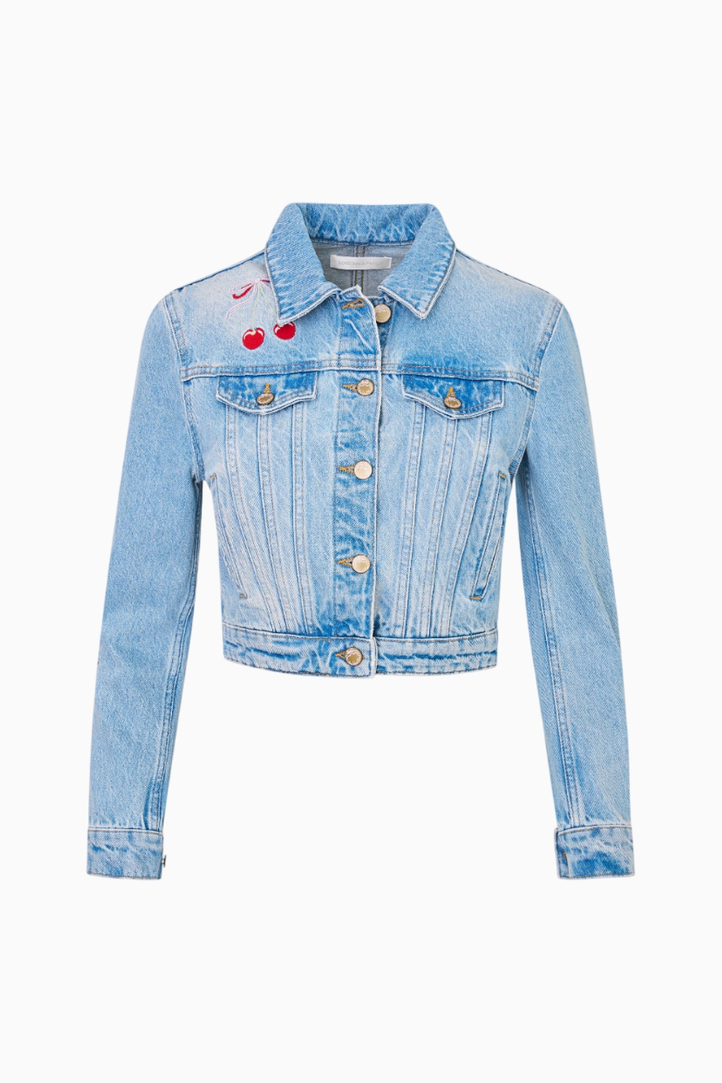Bardot Cherry Denim Jacket