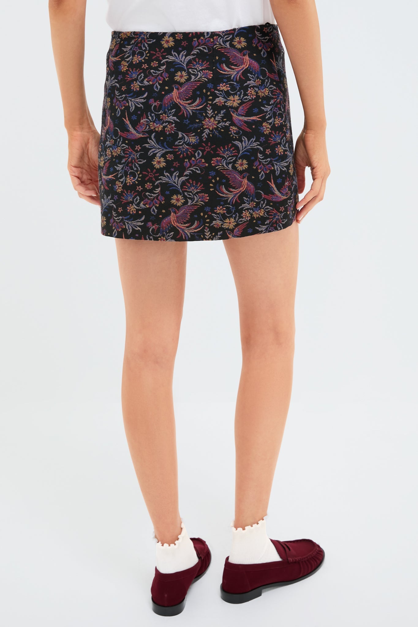 Noir Multi Tolmia Mini Skirt