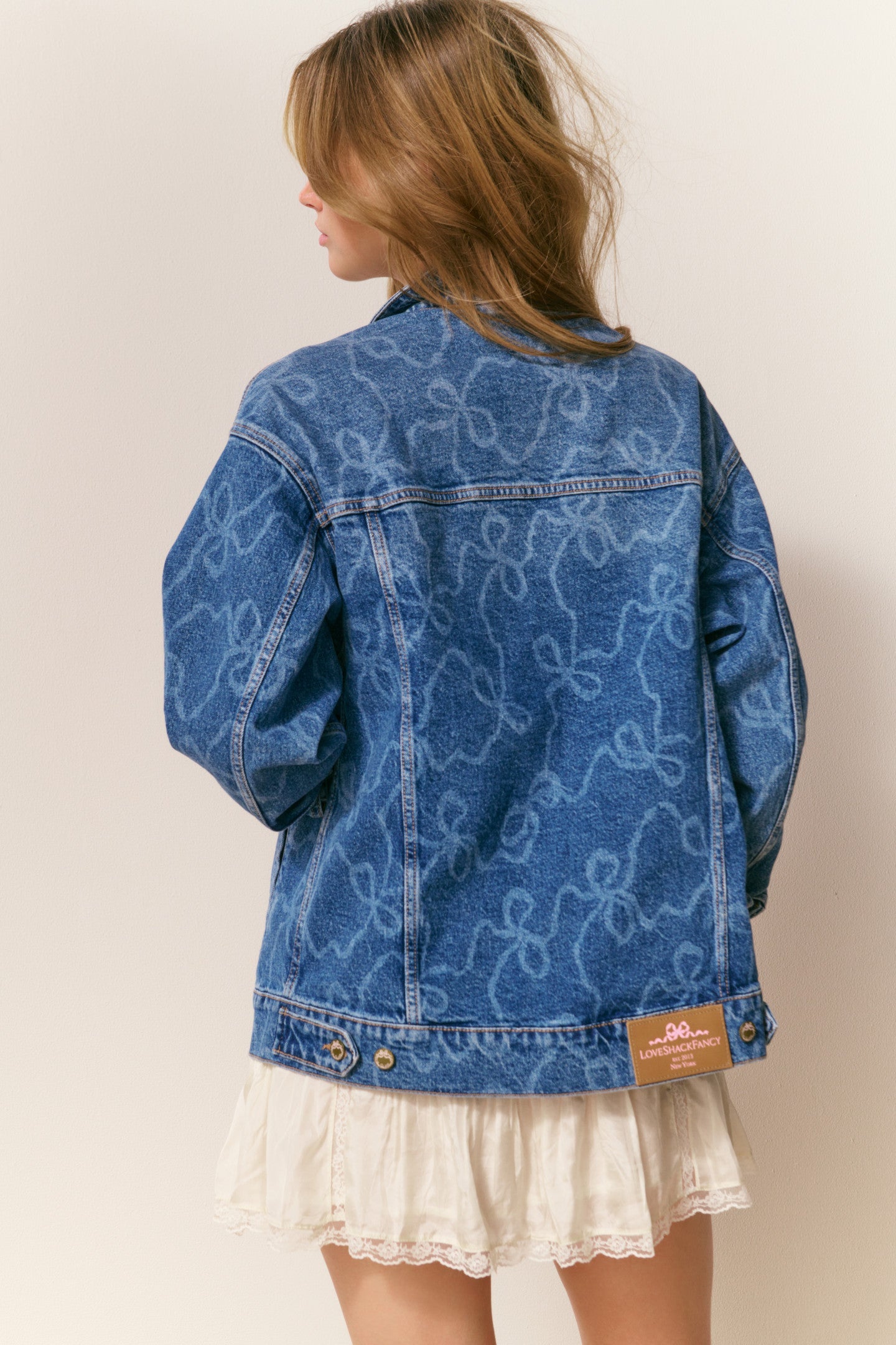 Valette Bow Denim Jacket