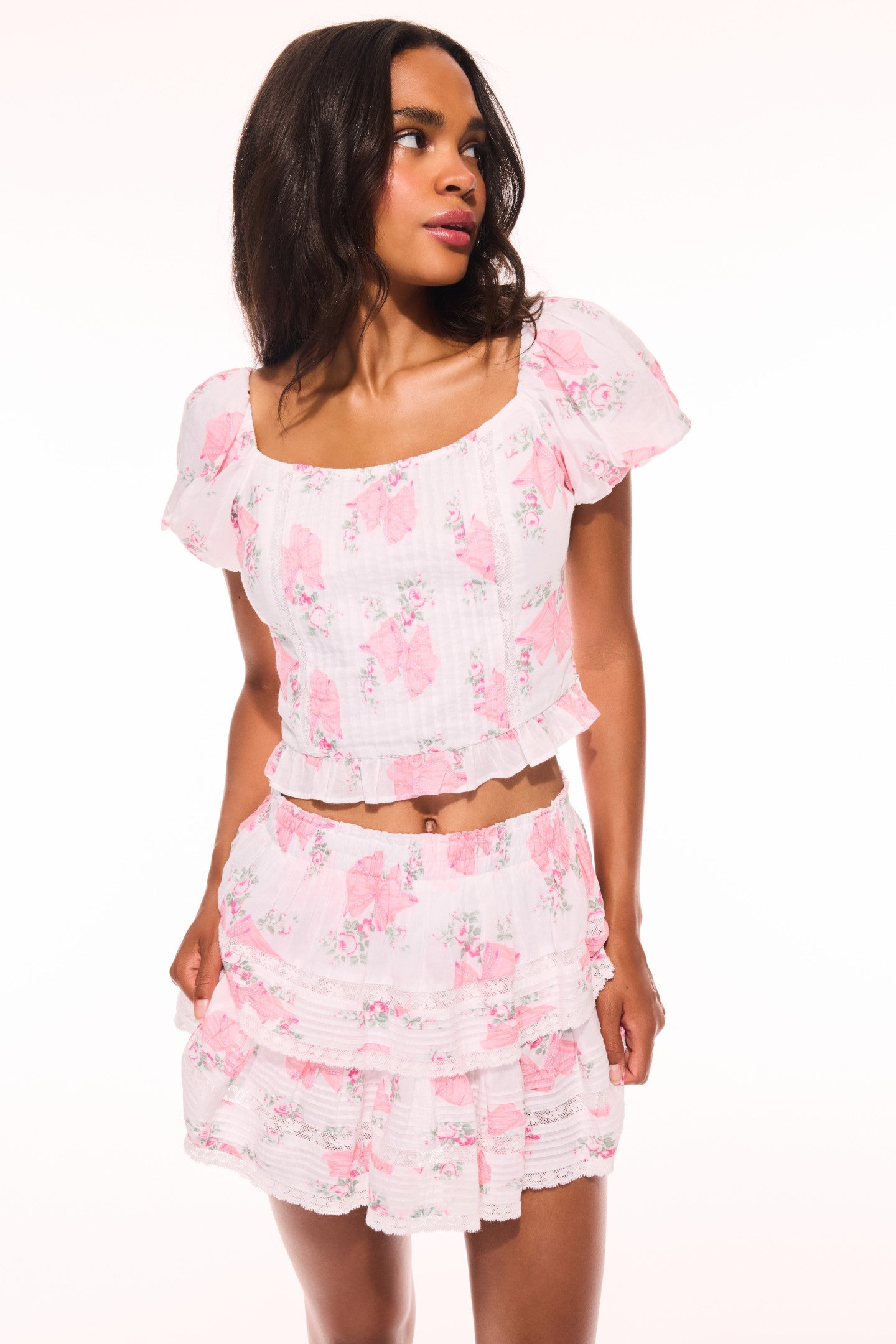 Breonna Summer Heirloom Print Top