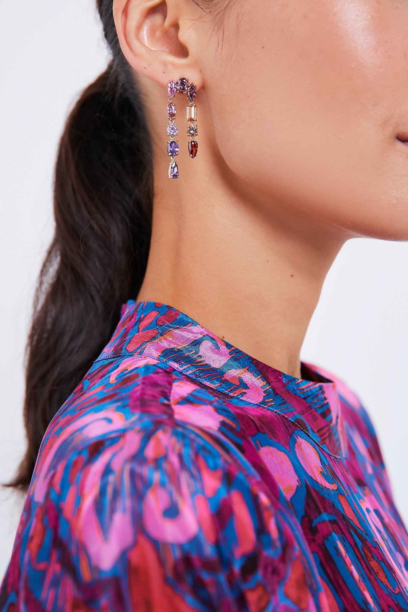 Pink Multi Tompkins Earrings