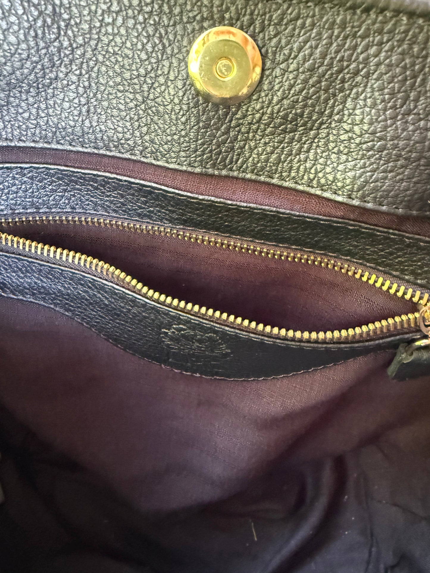 Artisan Mid-Size Palm Tote with Leather Trim