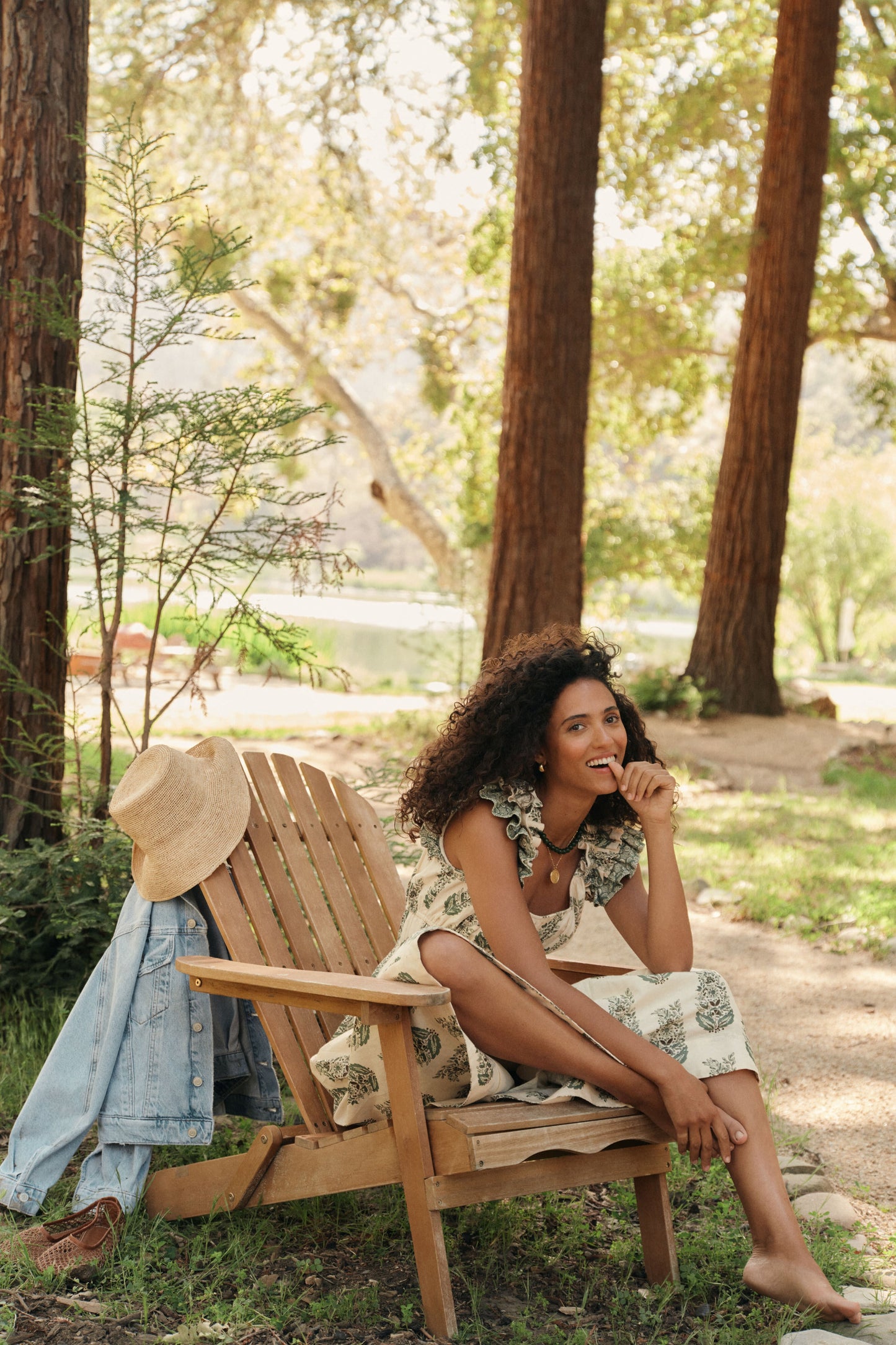 Jade Terrace Cotton Linen Liana Dress