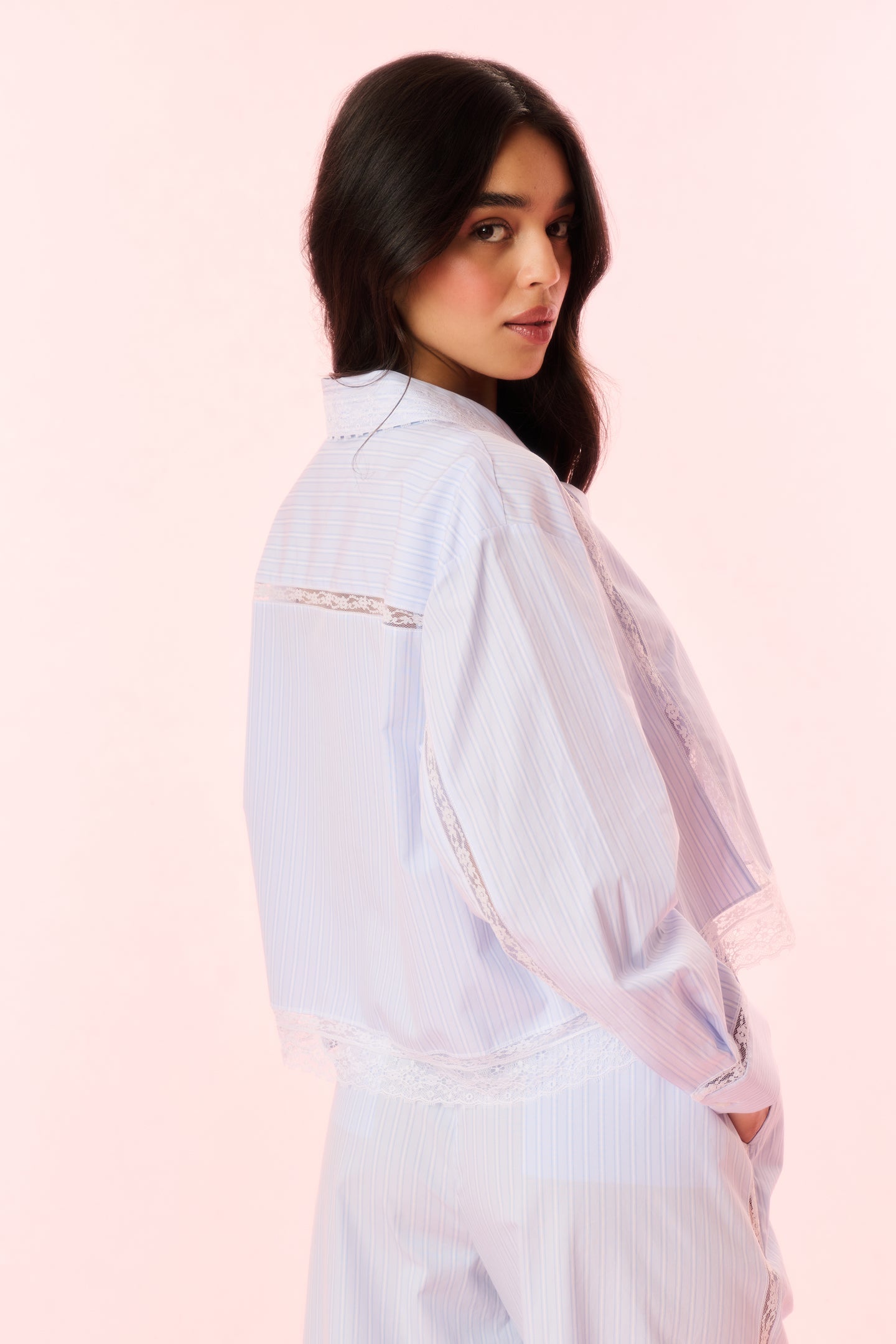 Delano Cotton Pinstripe Shirt