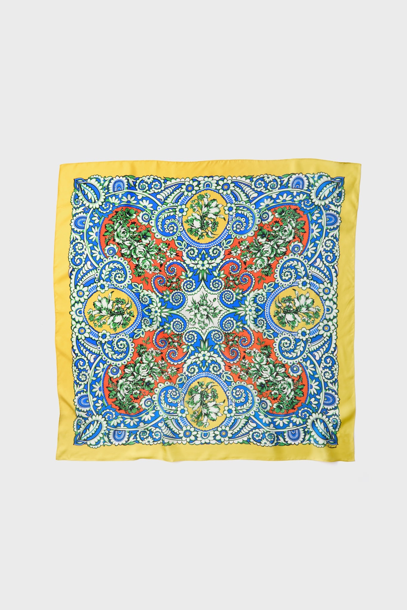 Sunbeam Filigree Medium Silk Scarf