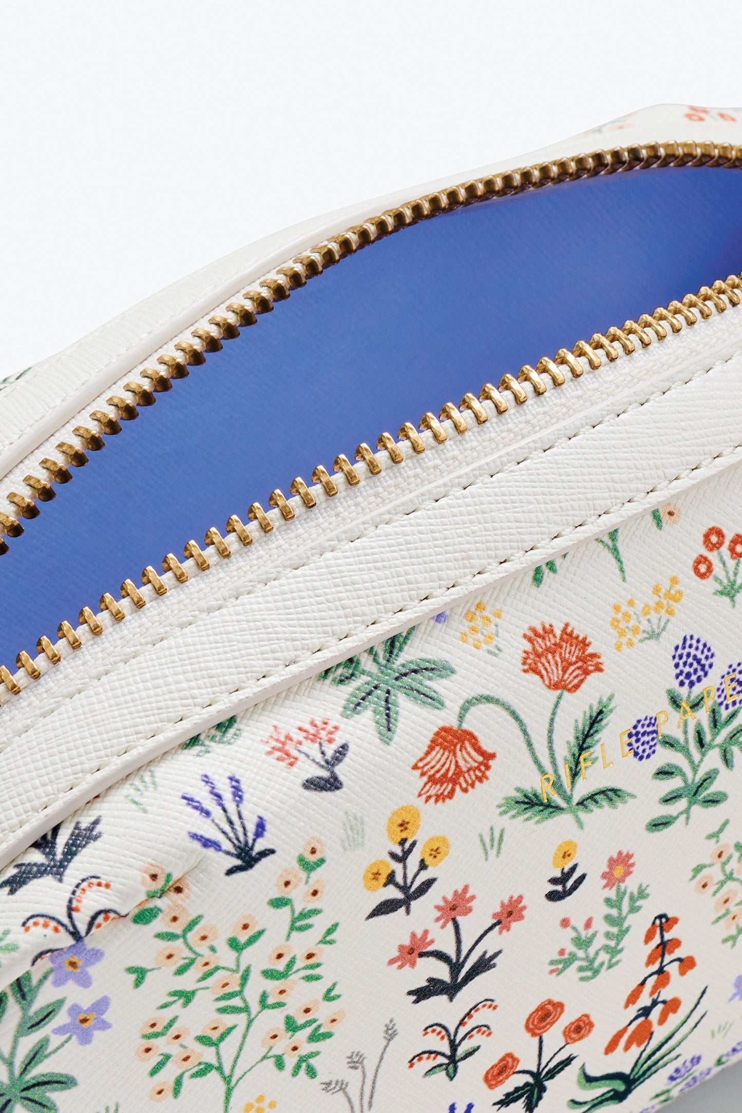 White Menagerie Garden Small Cosmetic Pouch