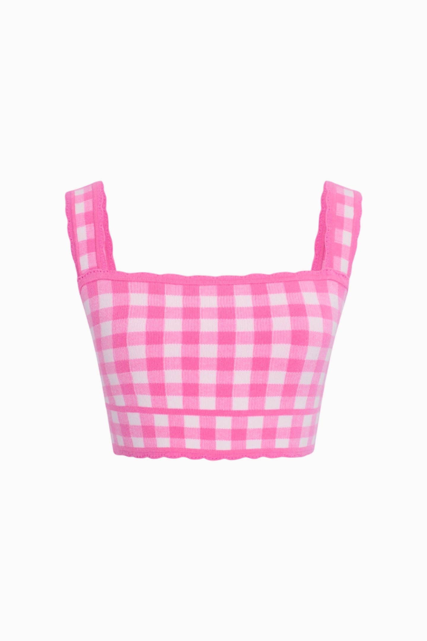 Jessyn Checkered Knit Tank