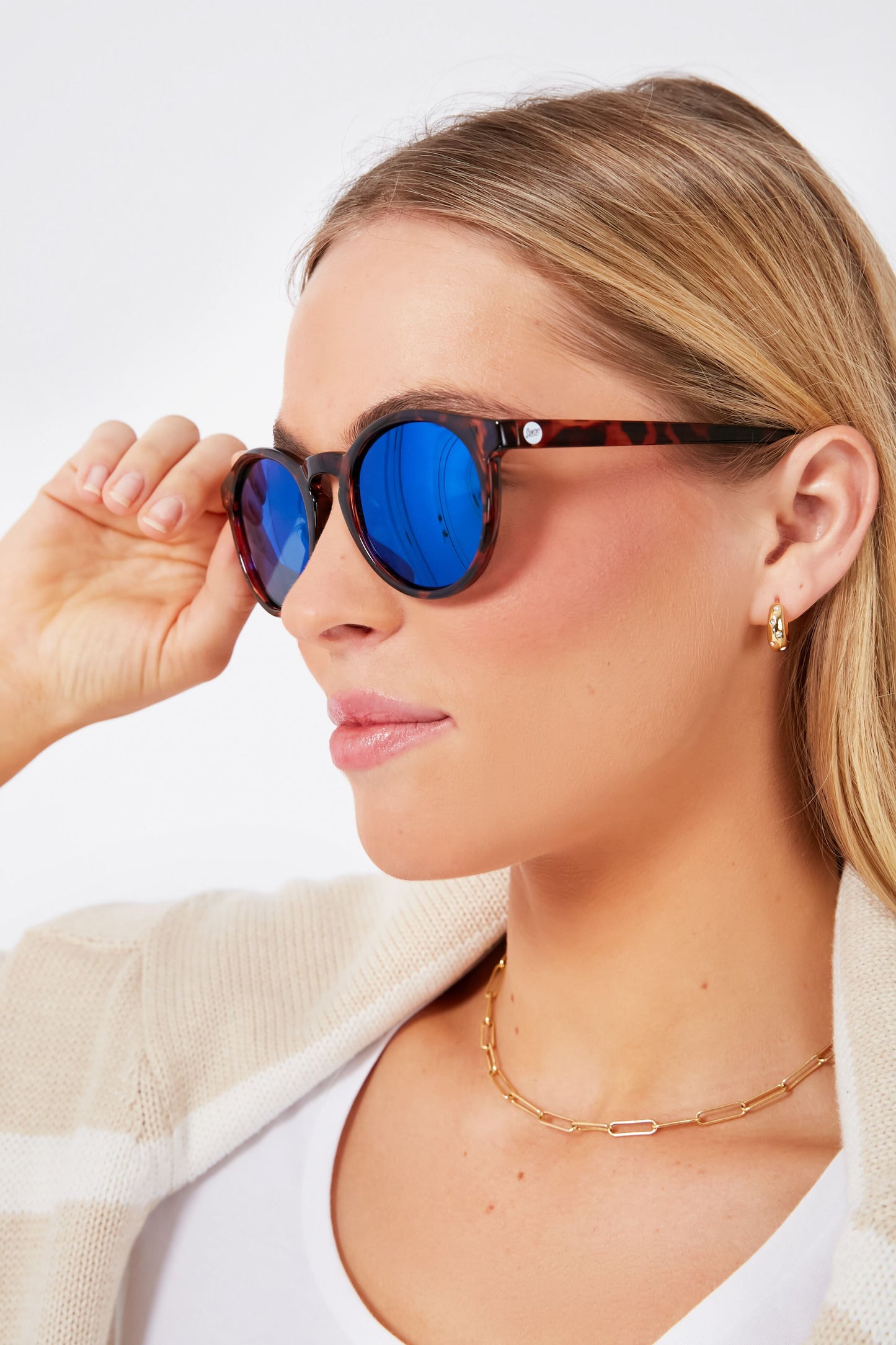 Tortoise Aqua Dipseas Sunglasses