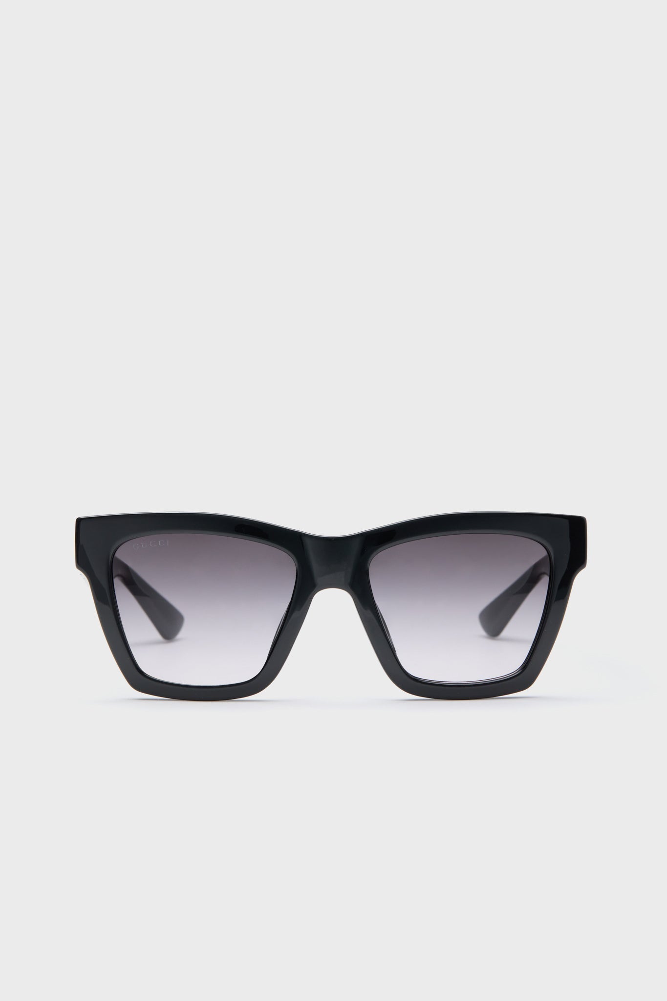 Black Gradient Lens Square Frame Sunglasses