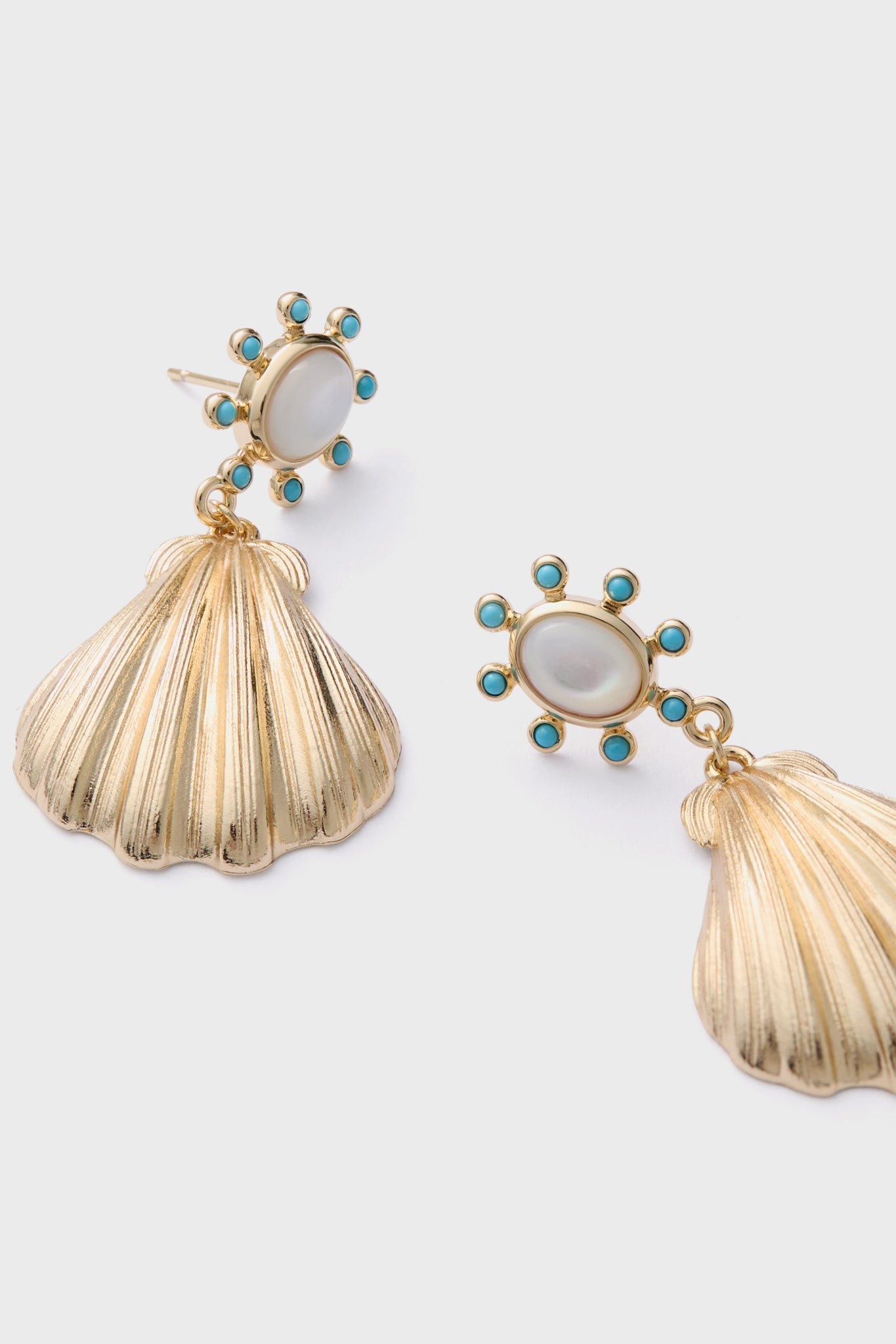 Gold Strong Sirens Song Earrings