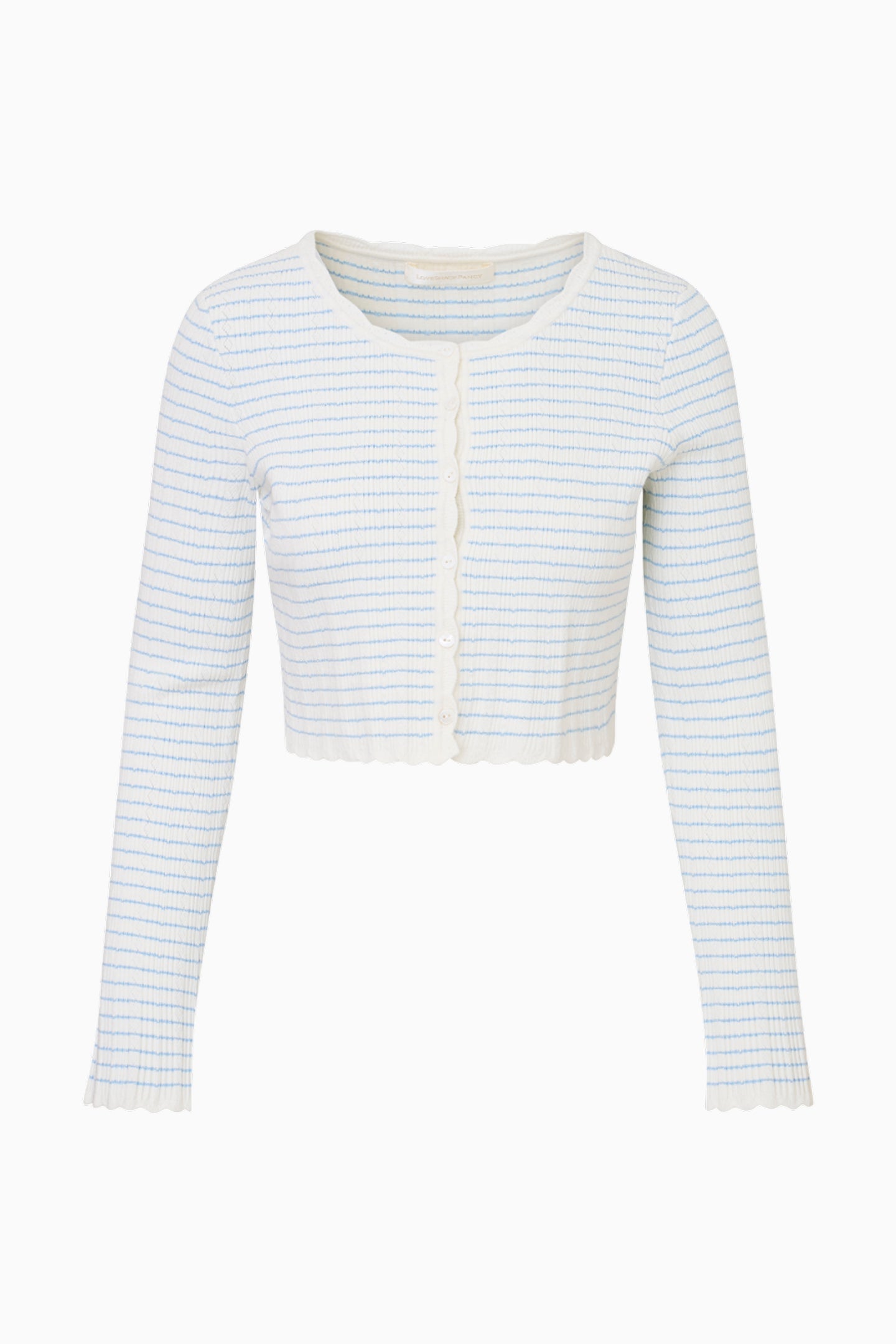 Media Striped Stretch Knit Cardigan