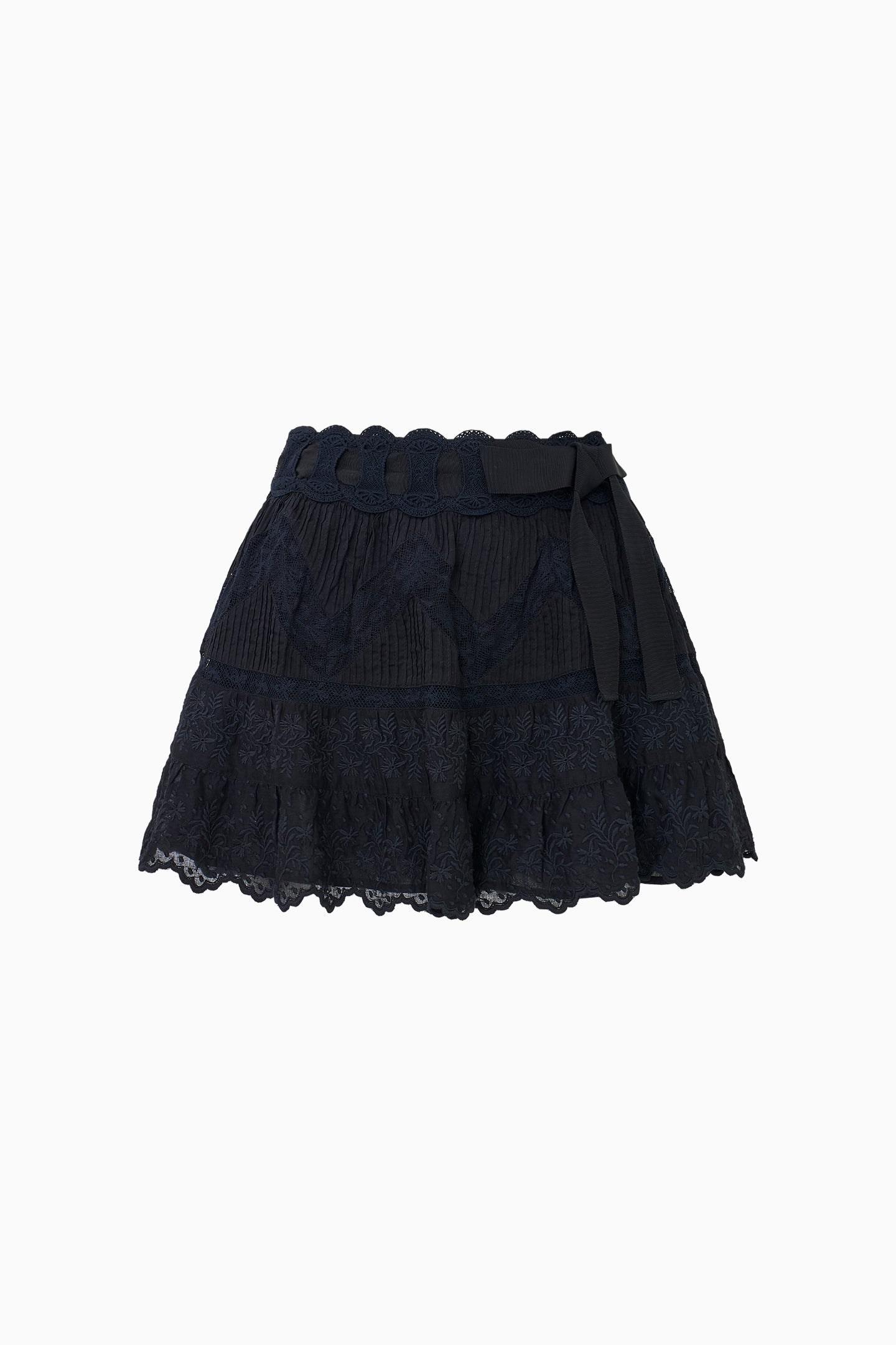 Nerina Cotton Lace Mini Skirt