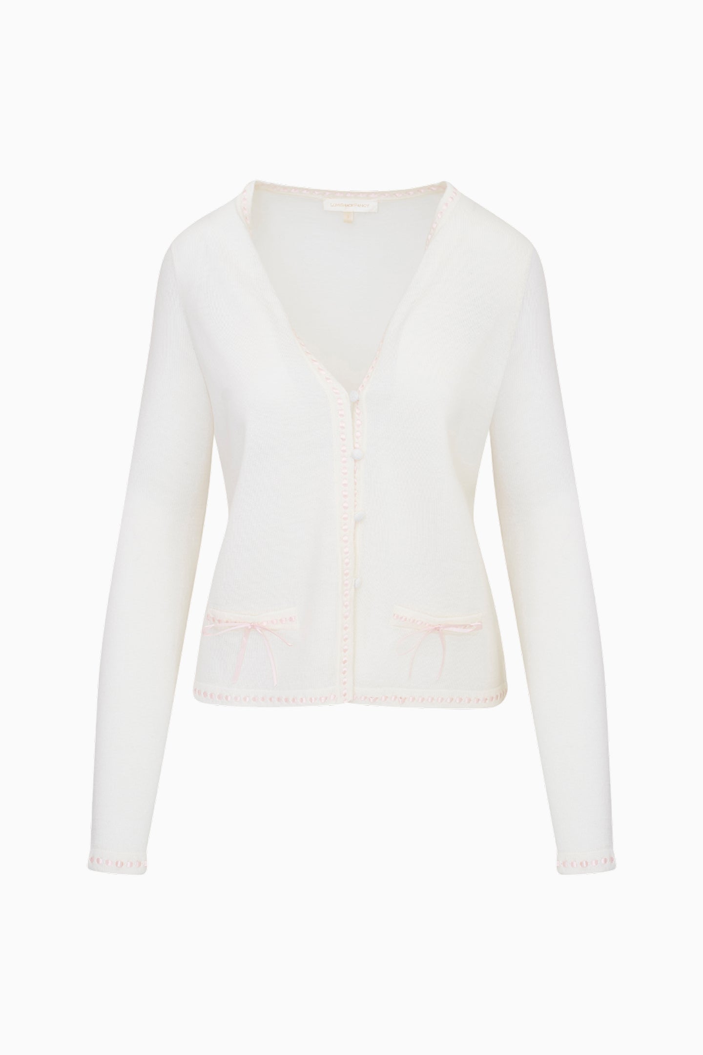 Nessa Wool Cardigan With Bows