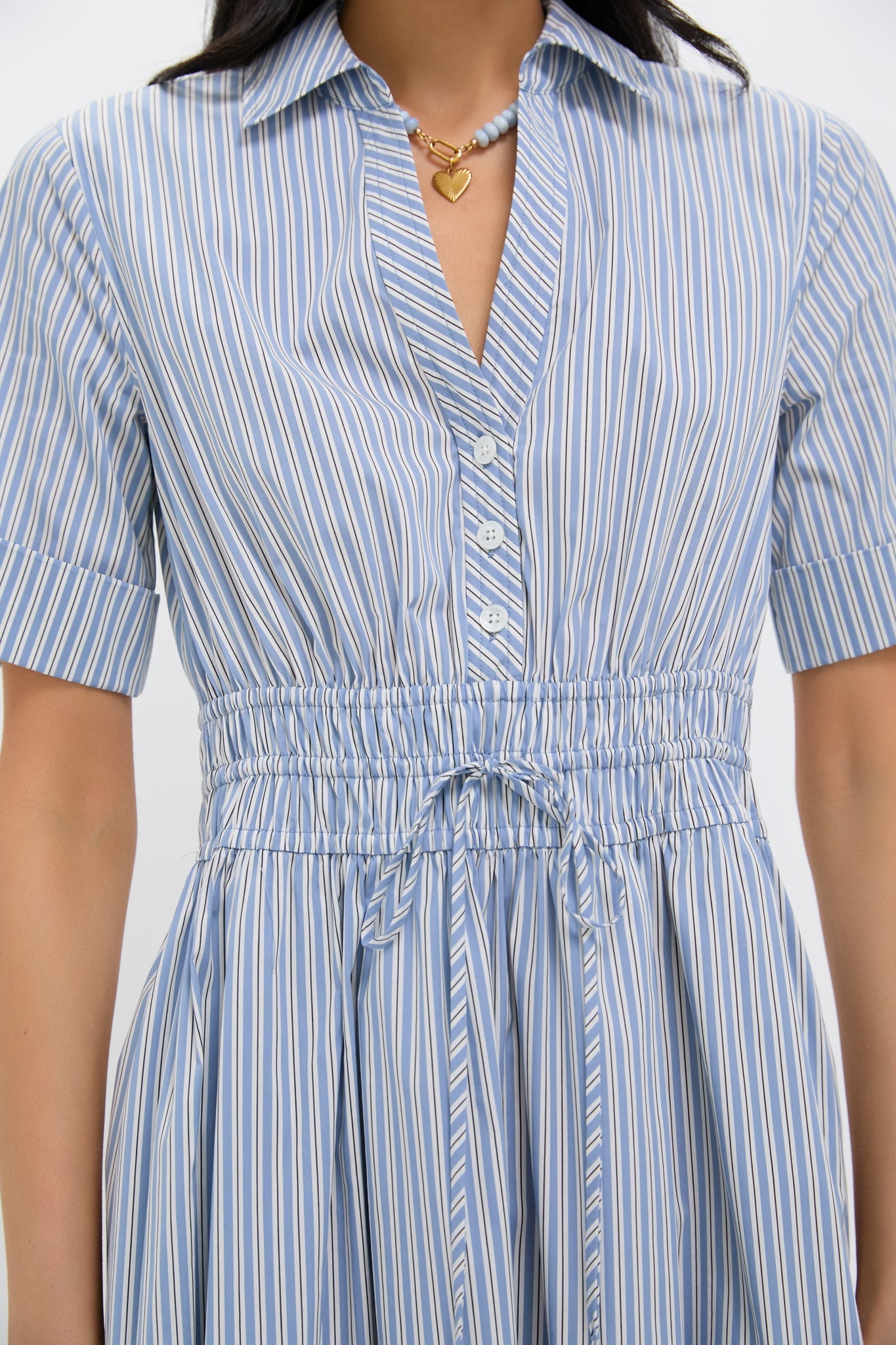 Blue and Multi Susan Dress
