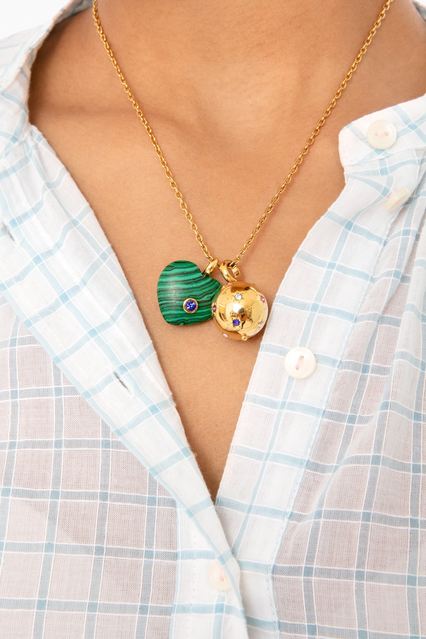 Rainbow Globe Charm
