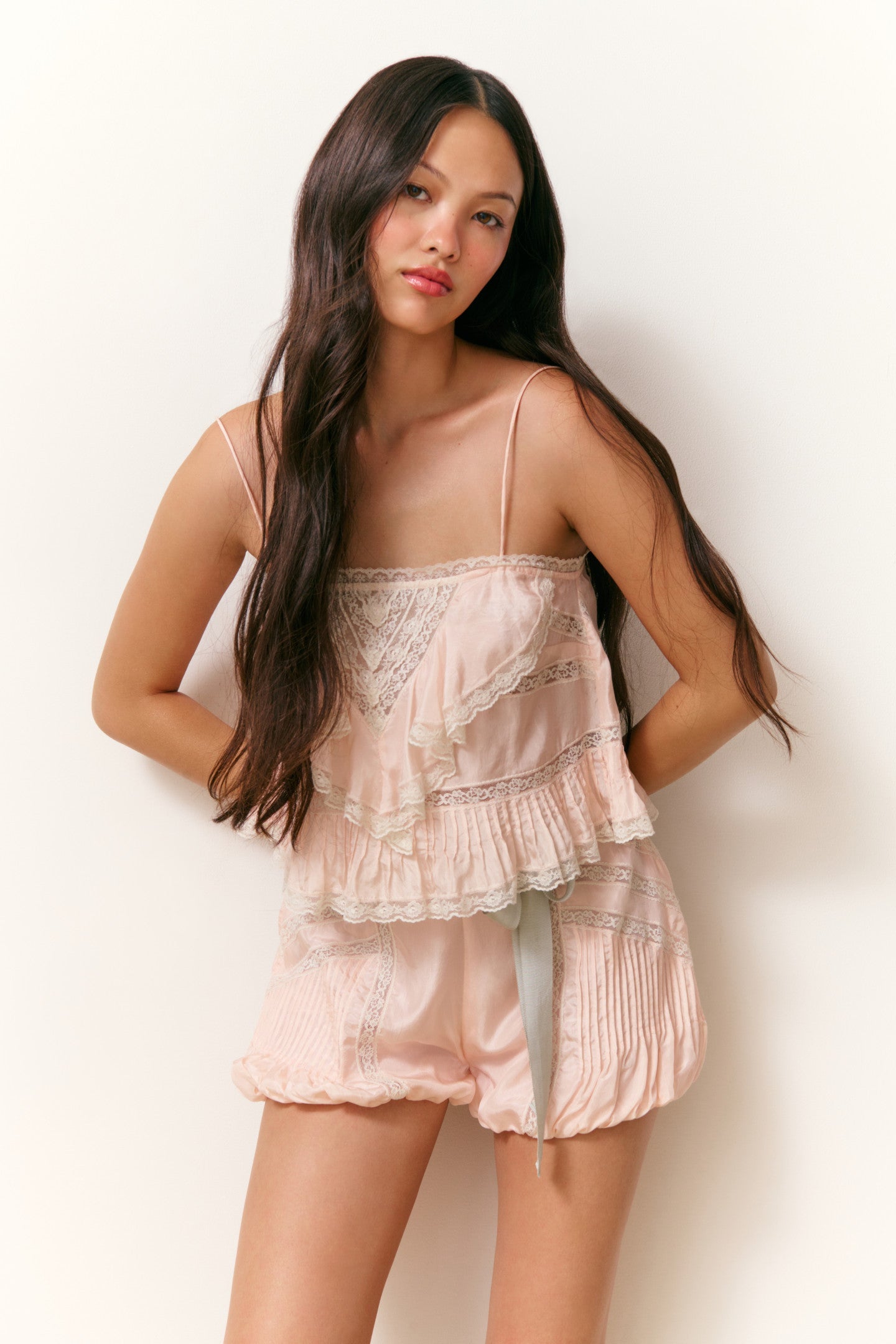 Ivania Silk Bubble Shorts