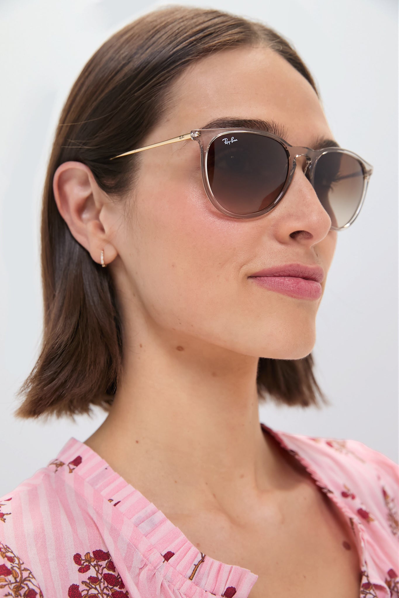 Transparent Brown Erika Sunglasses