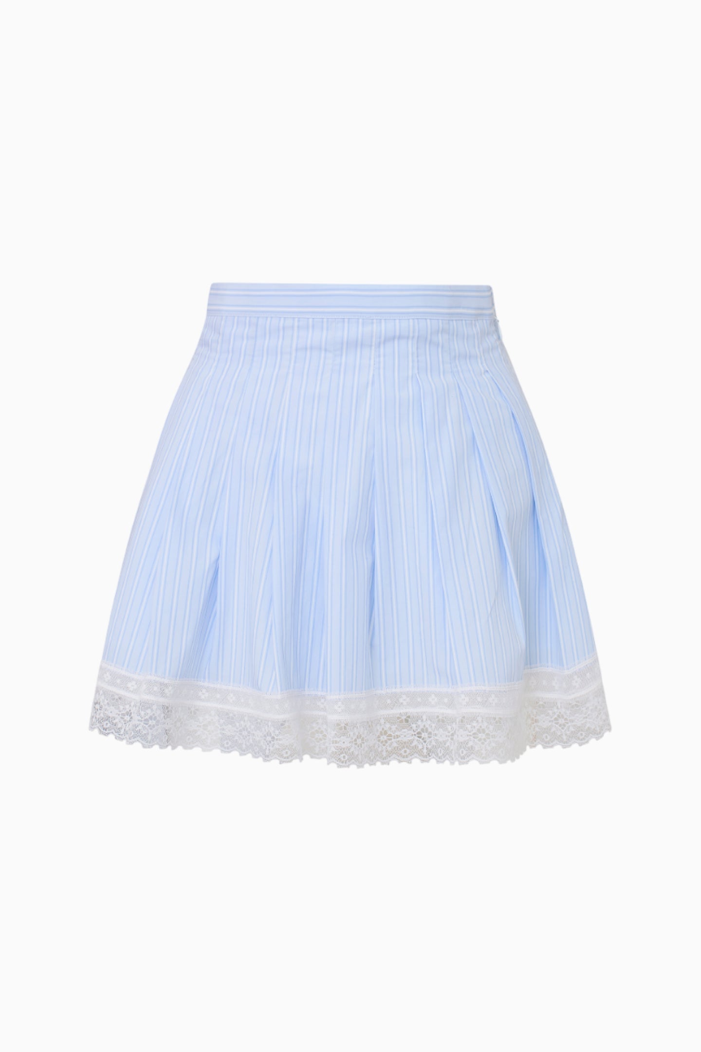 Portman Cotton Pinstripe Mini Skirt