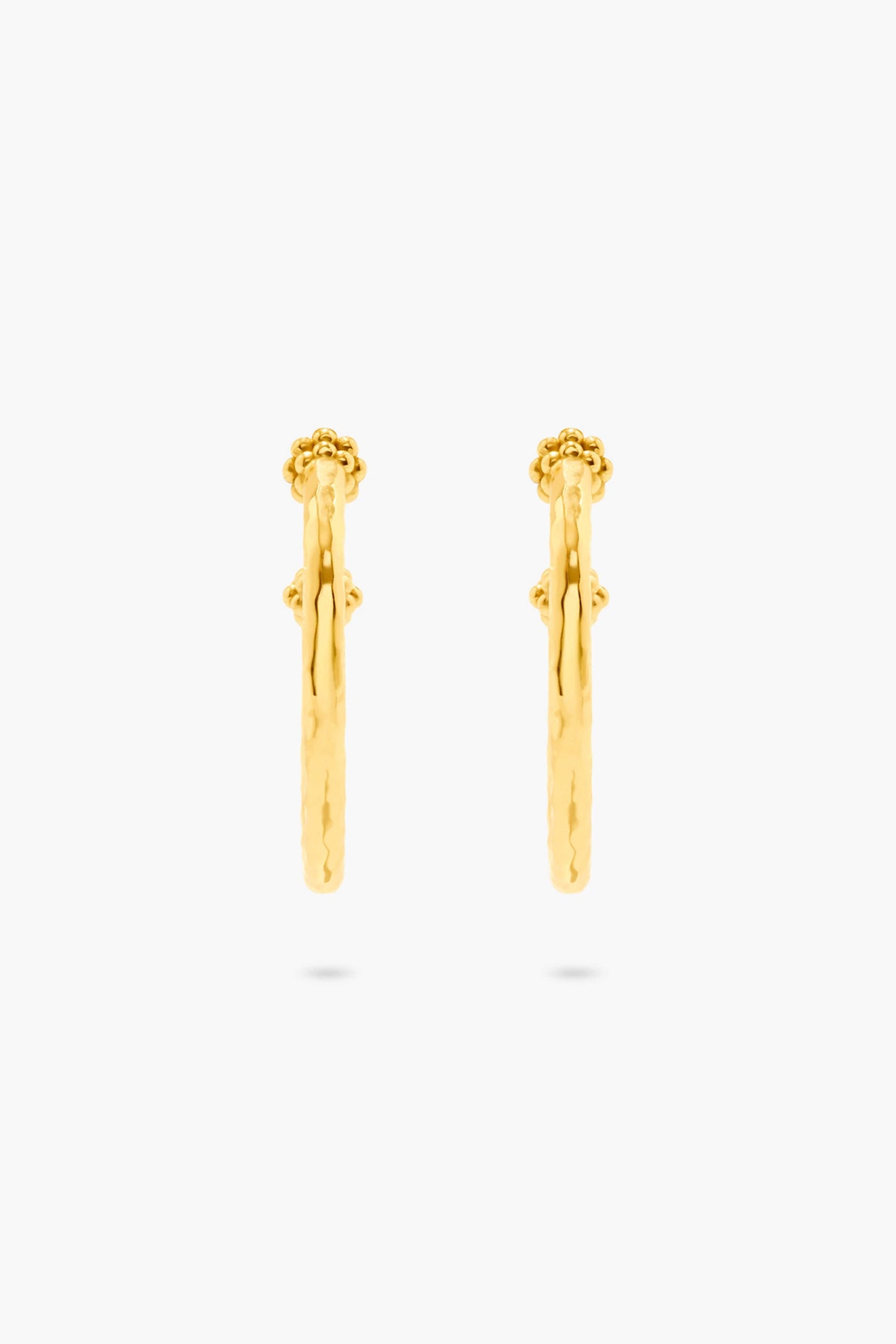 Berry Medium Hoop Earrings