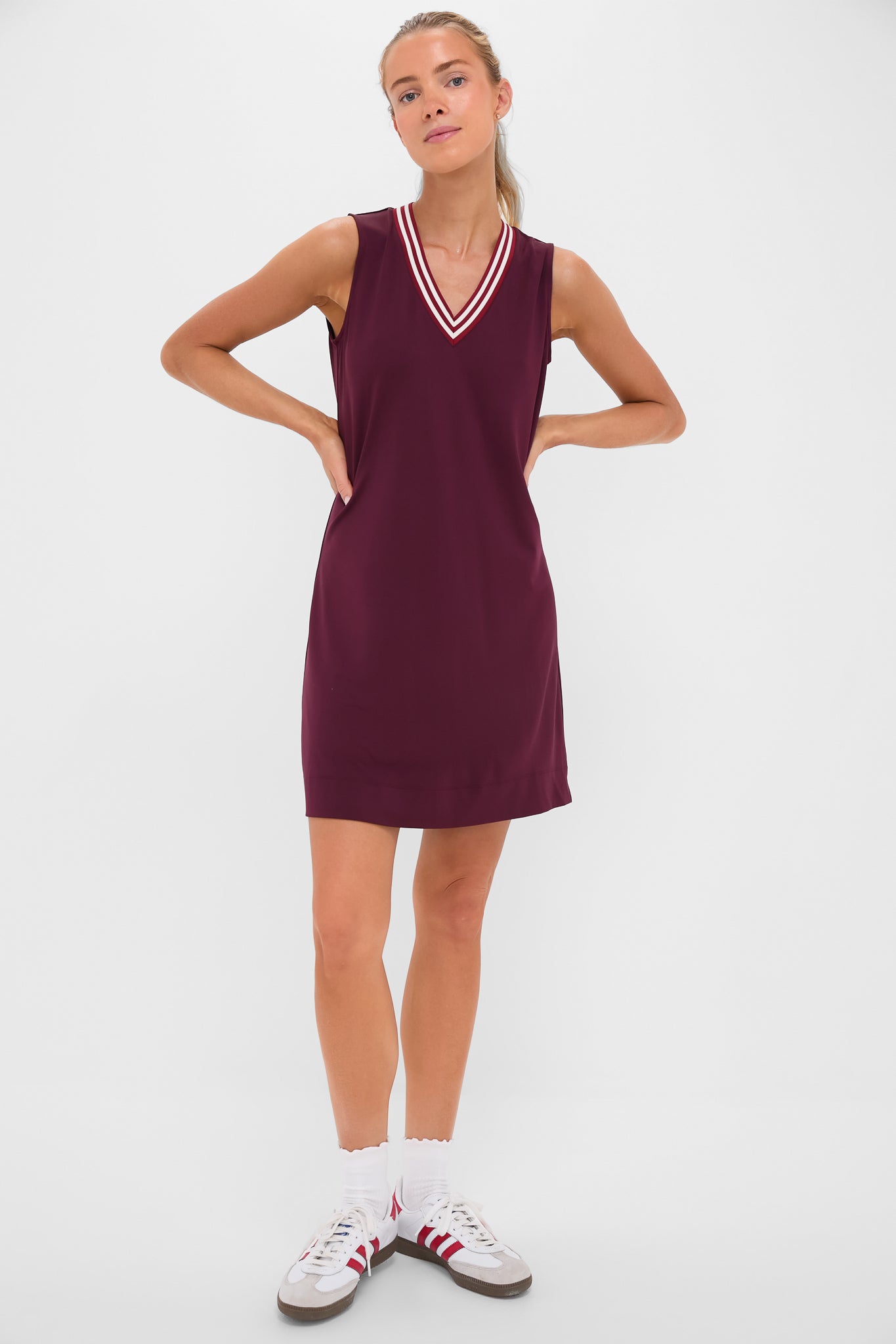 Winetasting Performance Cotton Suzanne Tennis Dress