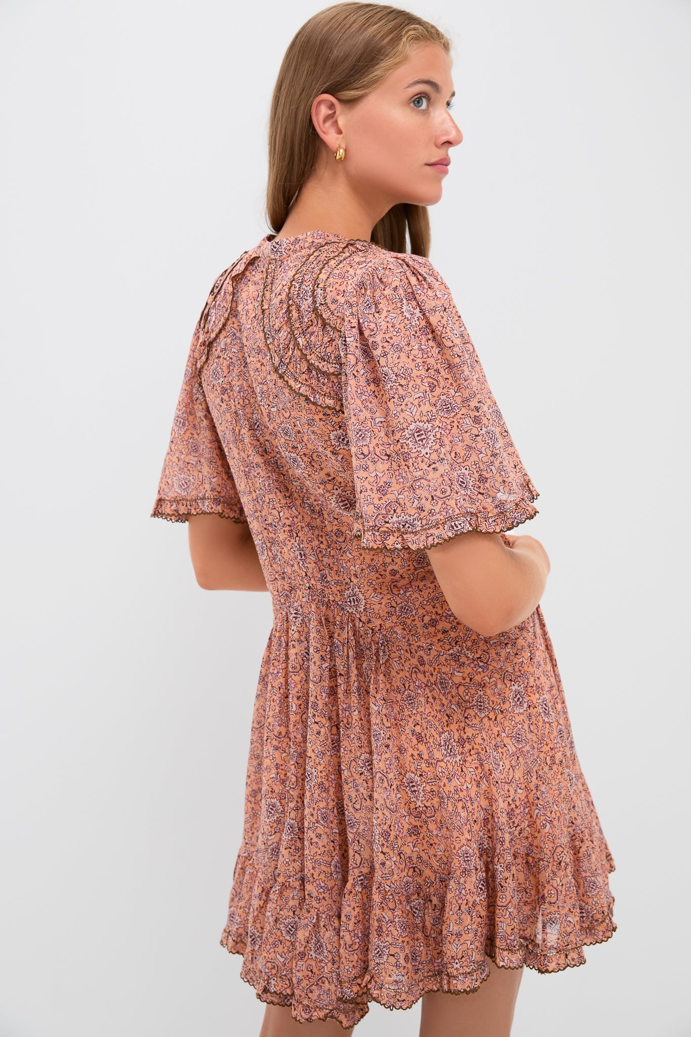 Rust Celyana Dress
