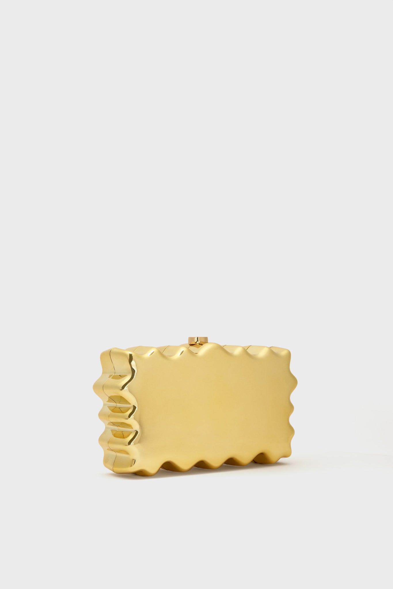 Shiny Gold Paloma Clutch
