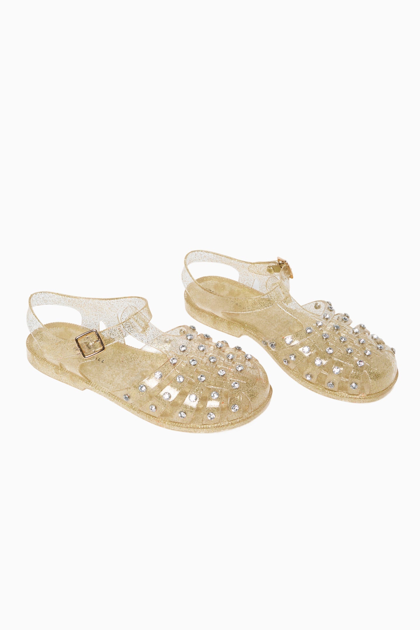Loeffler Randall Rhinestone Jelly Sandals