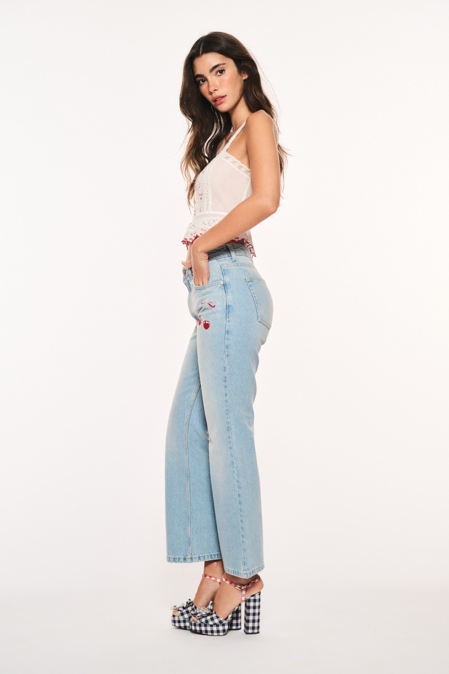 Sami Cherry Jeans