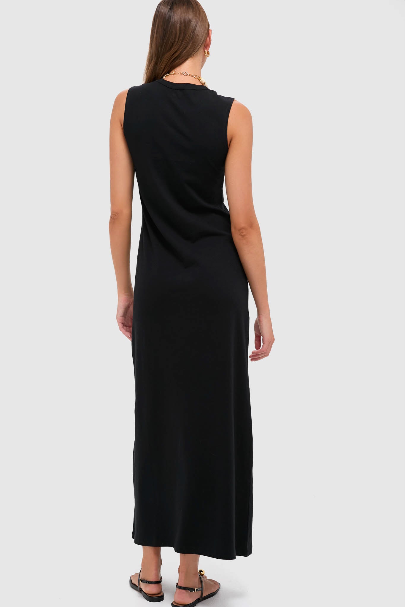 Black Margo Sleeveless Maxi Dress