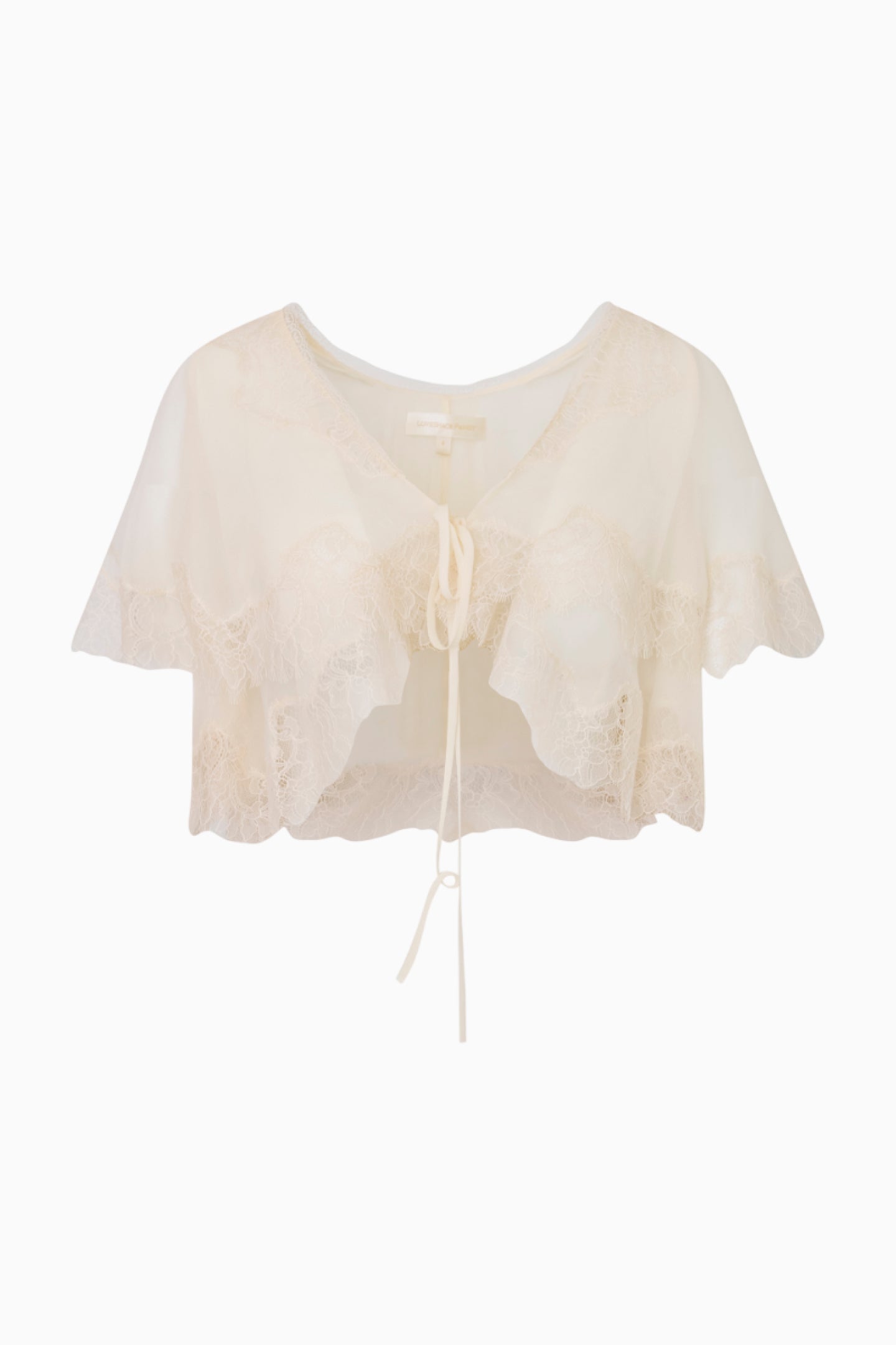 Thessia Silk Lace Top