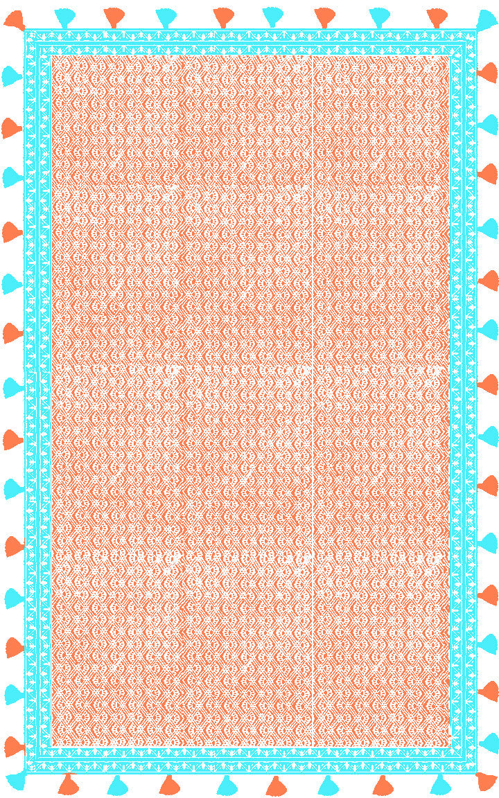 Print Shanti Tassel Wrap