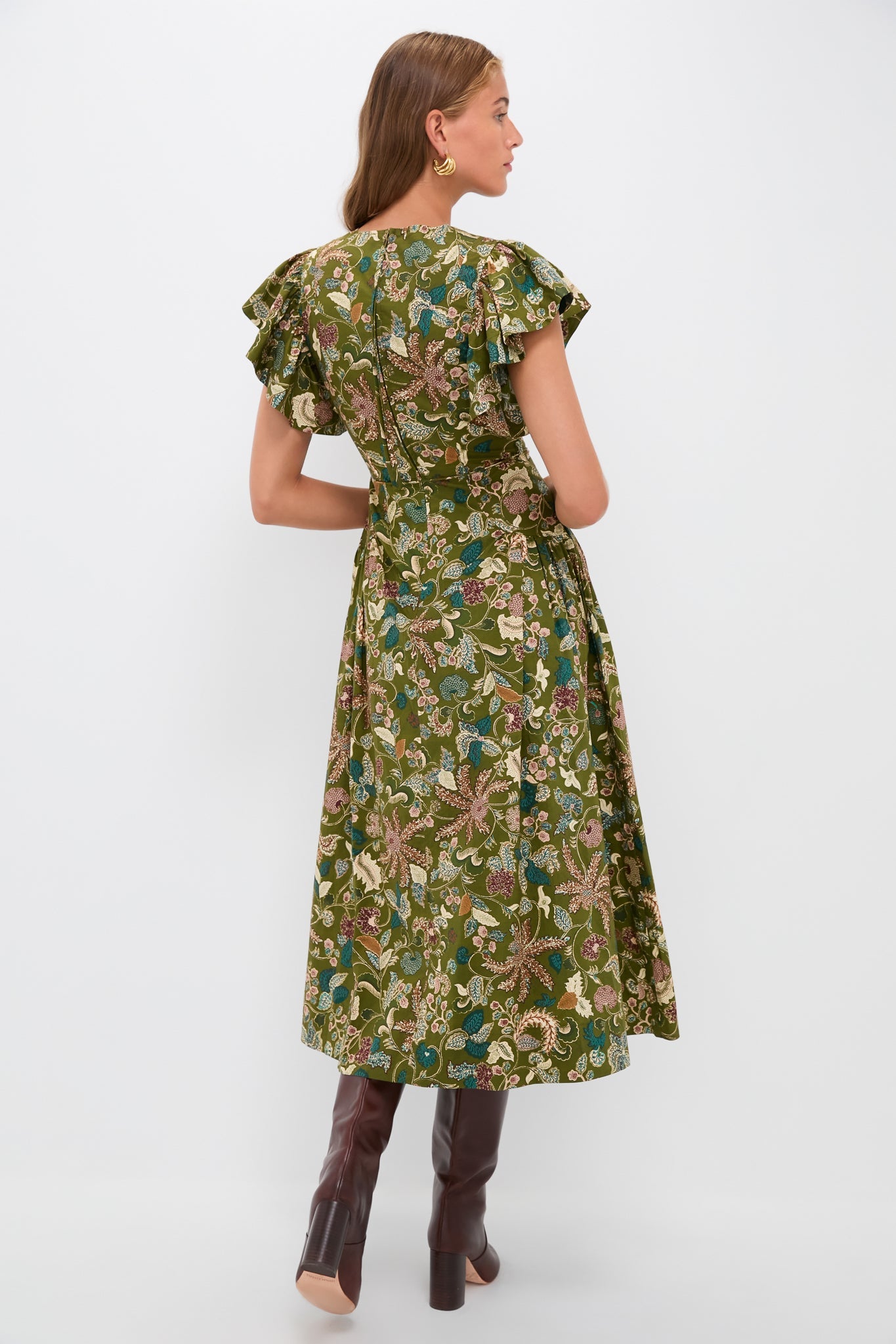 Lichen Darya Drop Waist Midi Dress