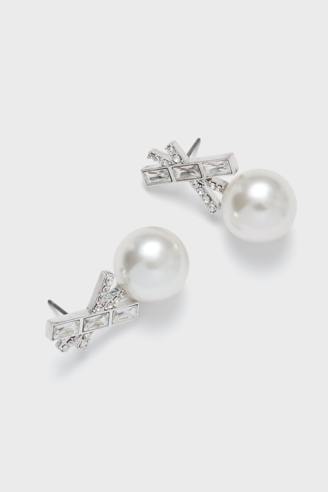 Pearl and Crystal Renee Earrings