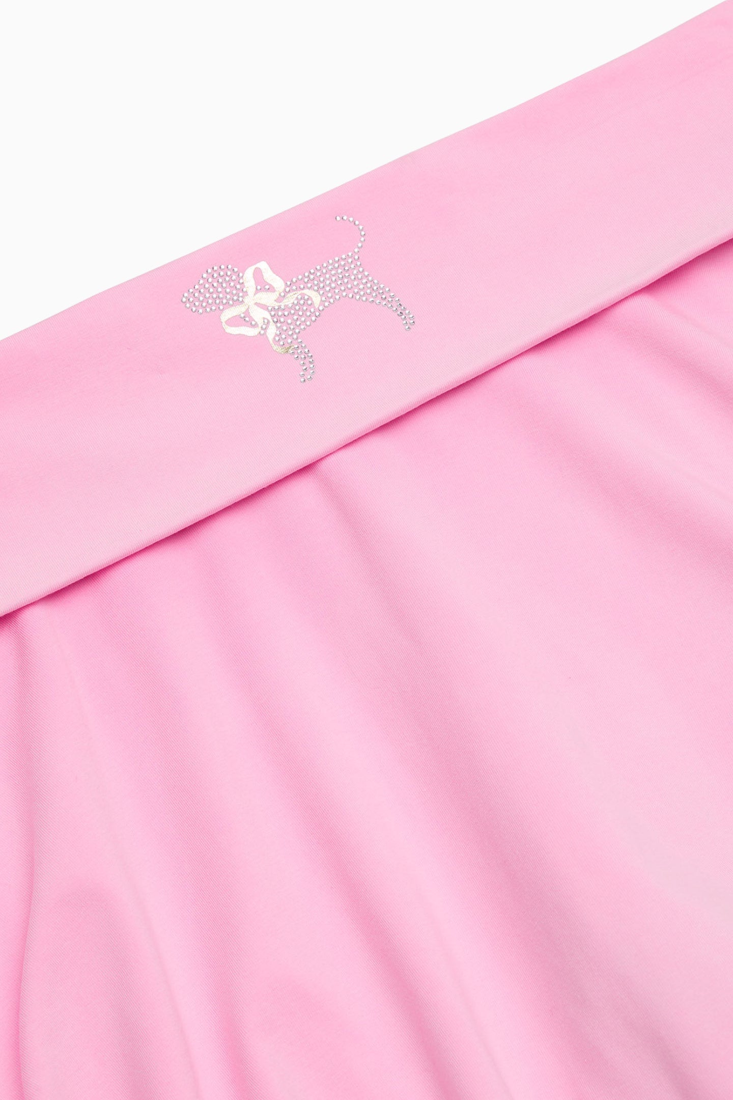 PINK x LoveShackFancy Cotton Foldover Flirty Skirt