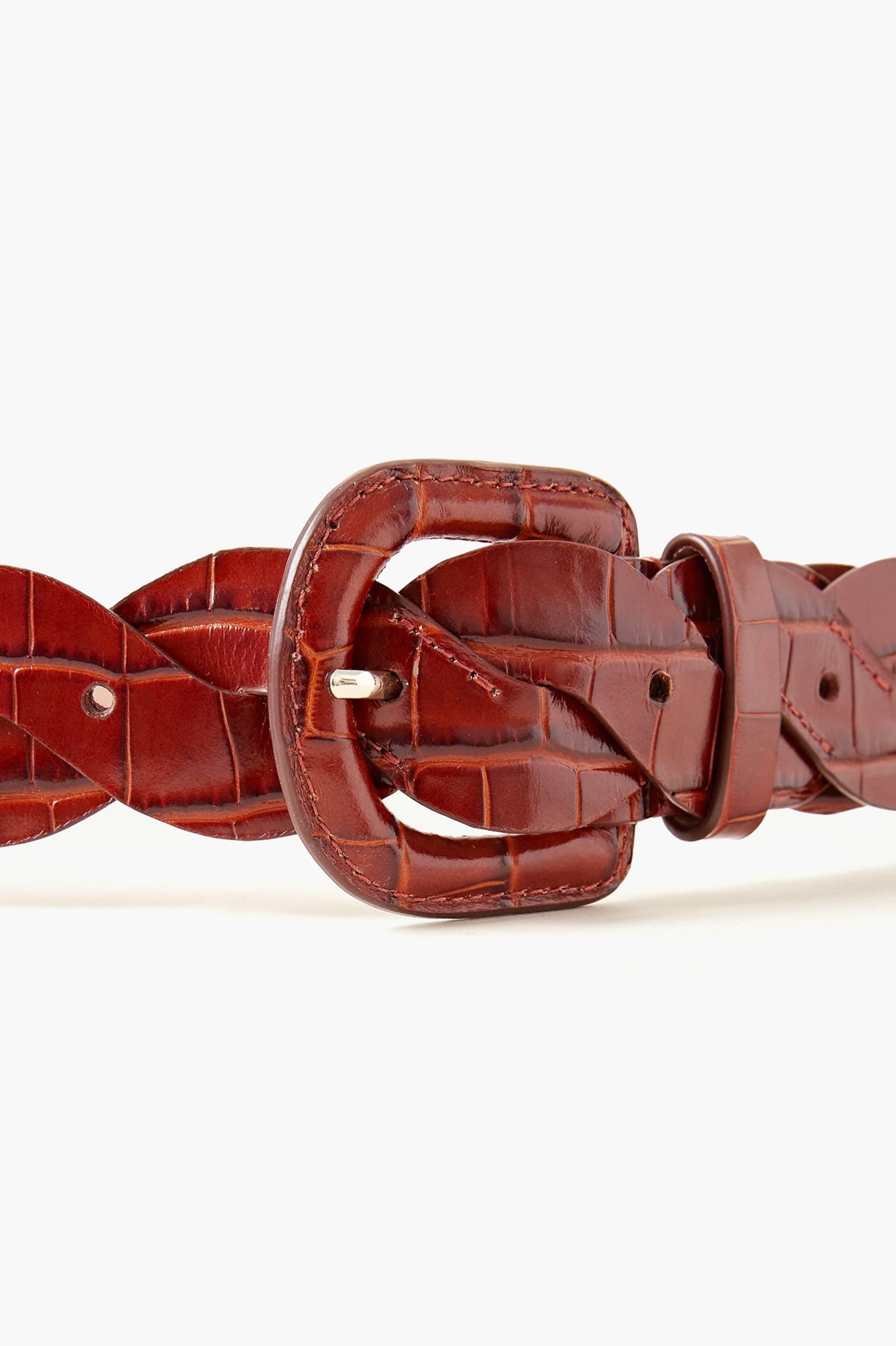 Chestnut Deidre Wavy Pieced Belt