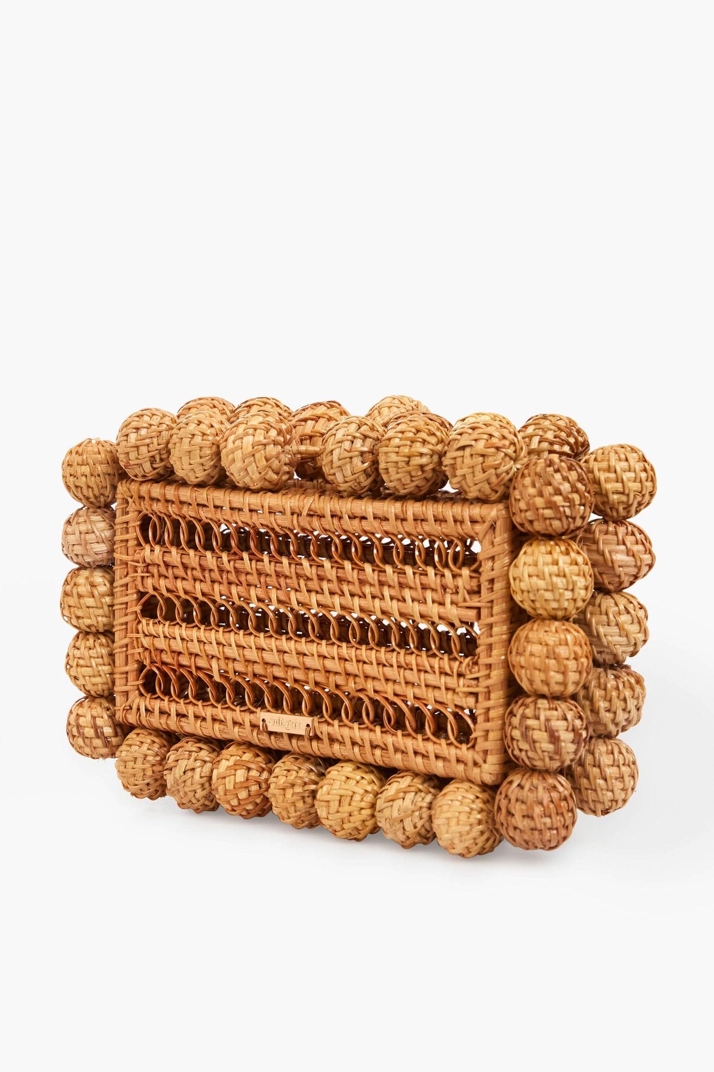 EOS Natural Rattan Clutch