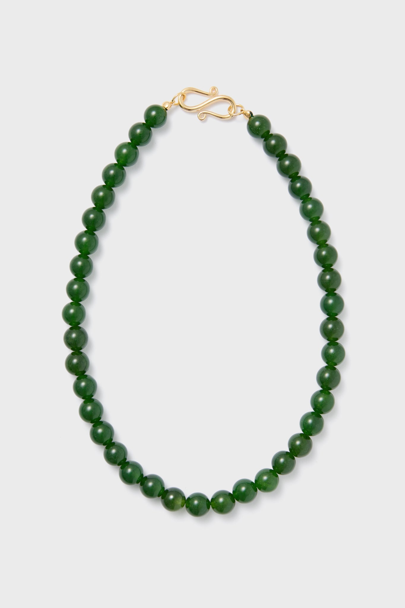 The Green Agate Mary Necklace