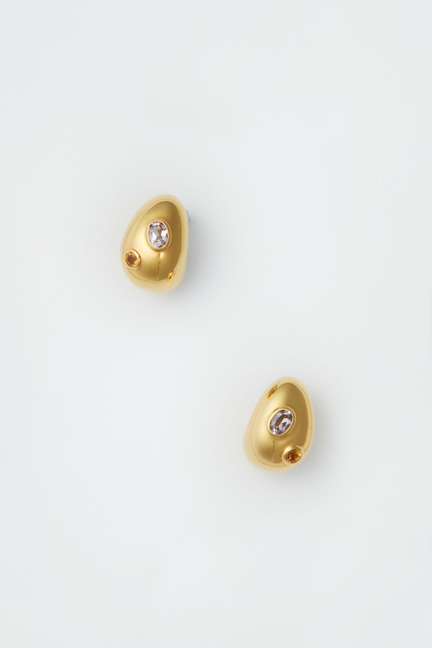 Studded Gold Mini Arp Earrings
