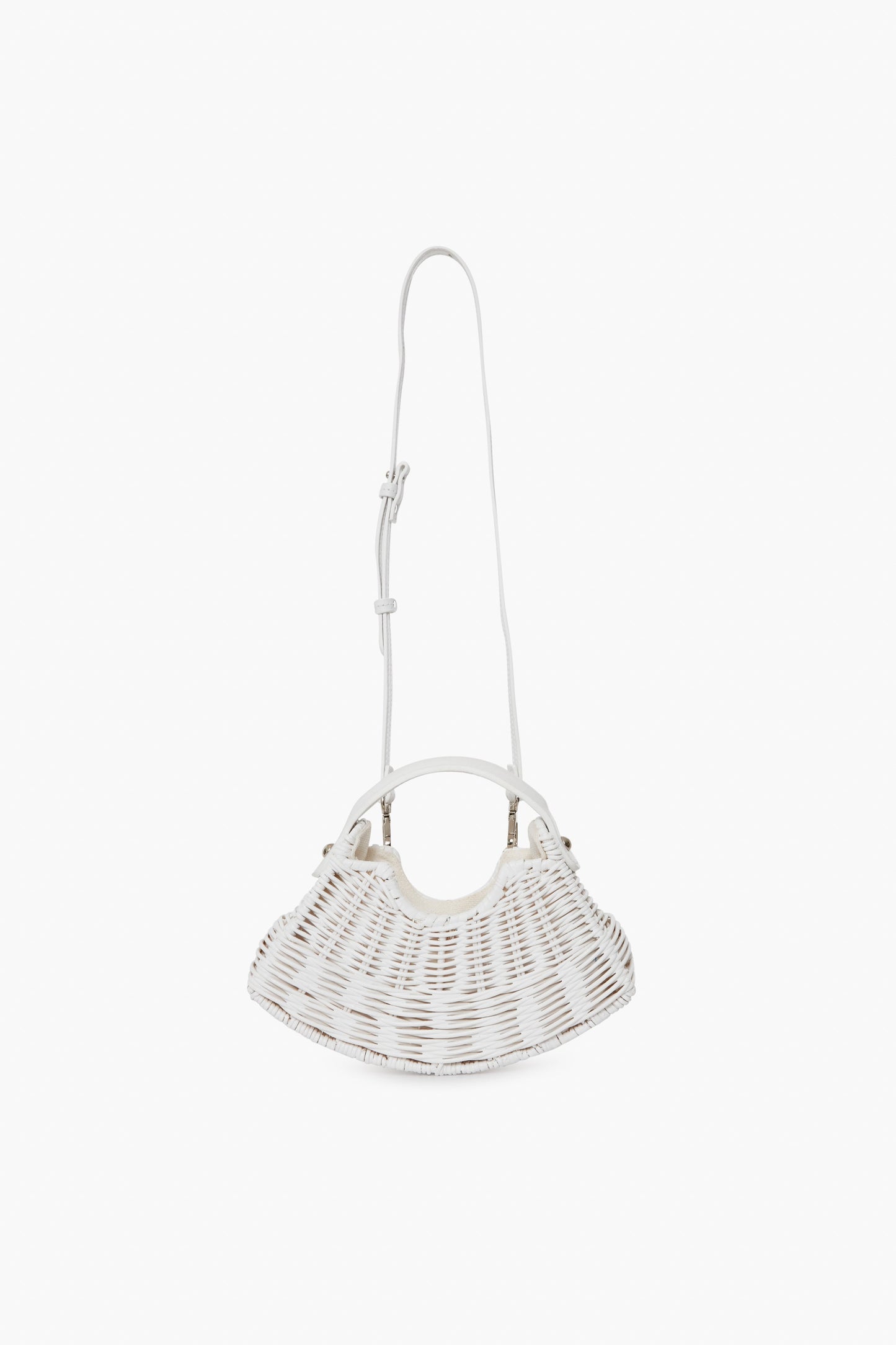 White Mini Fan Bag