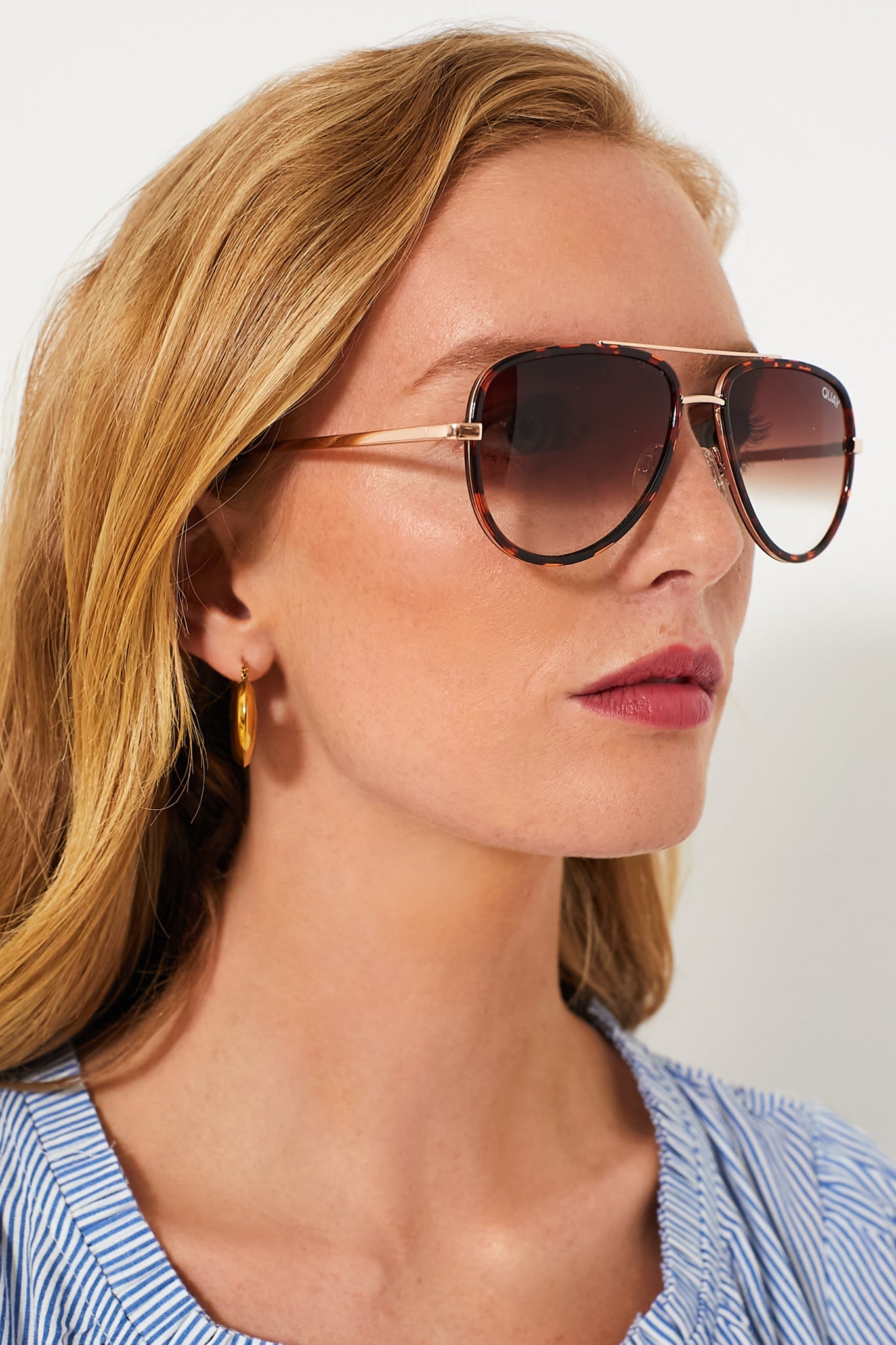 Tortoise All In Mini Sunglasses